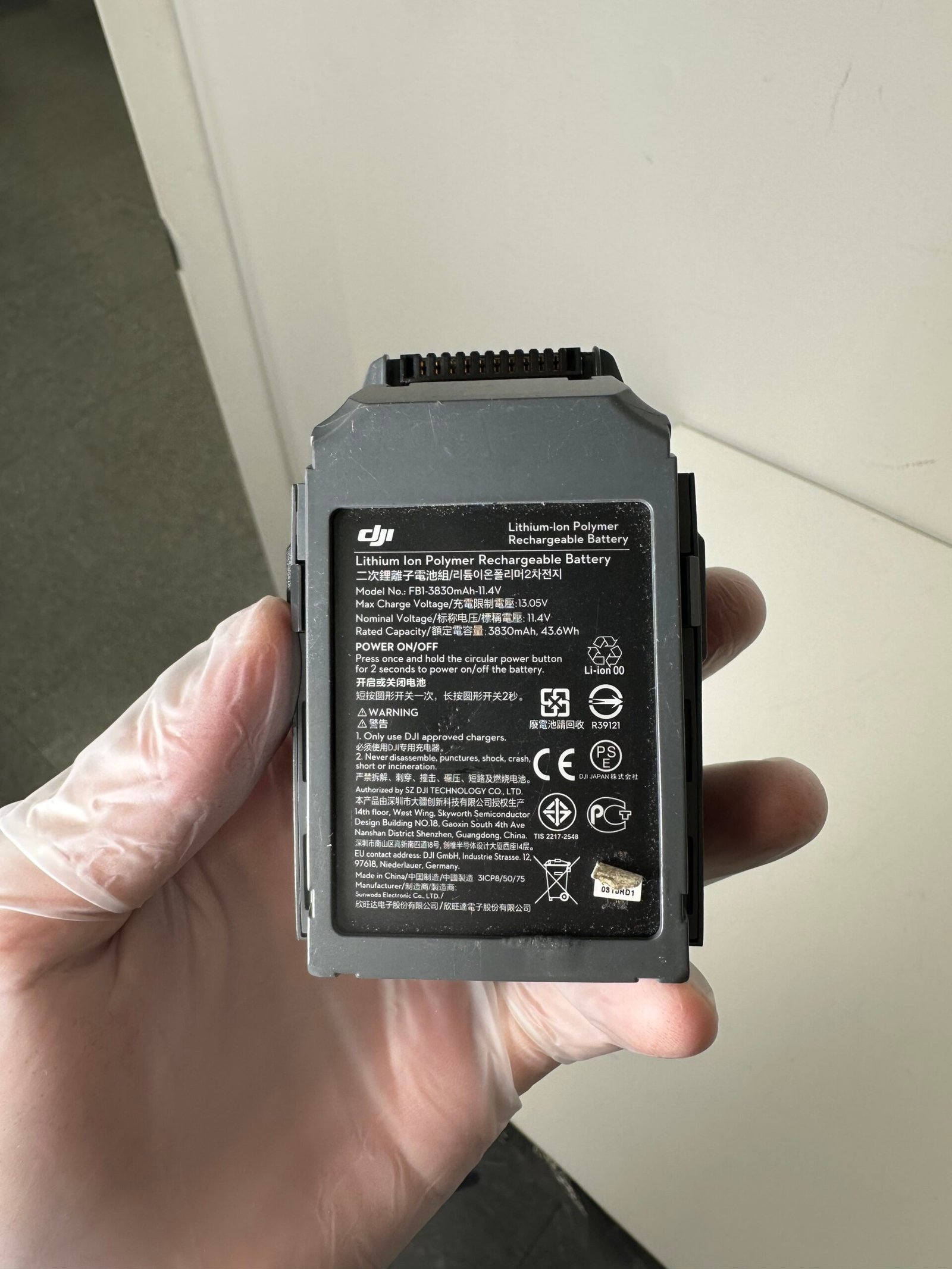 Mavic Pro Battery, 3830mAh 11.4V Replacement Intelligent Flight Battery for DJI - Imagem 2