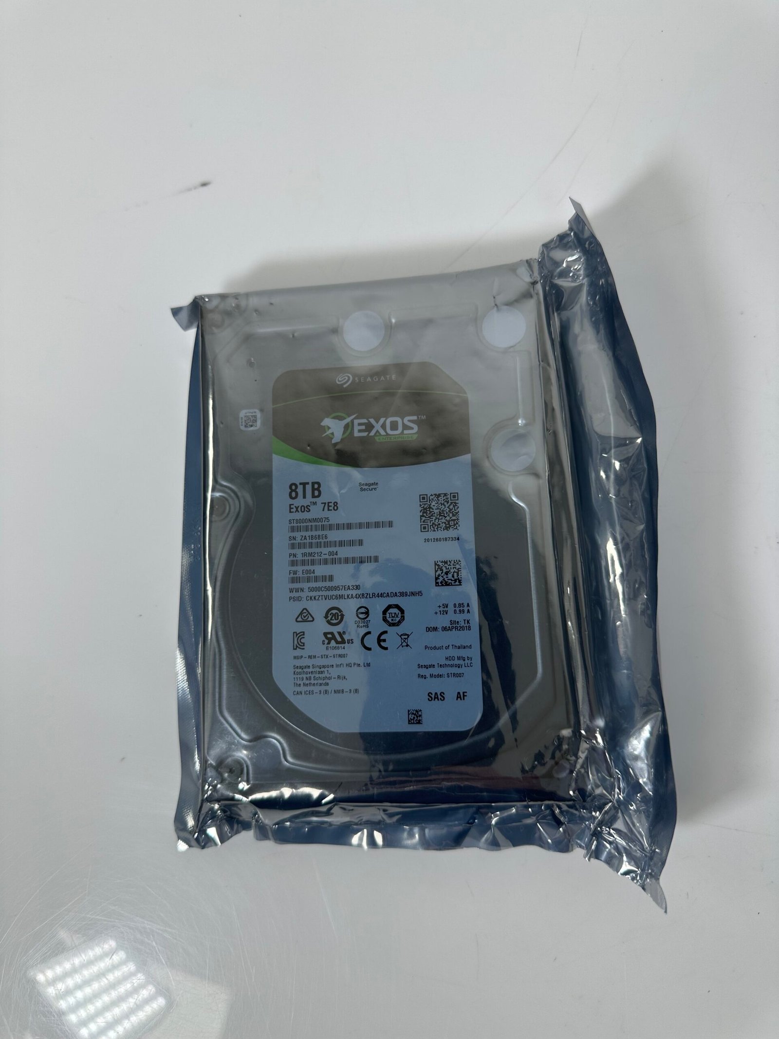Exos Enterprise - HD 8TB - Produto Novo