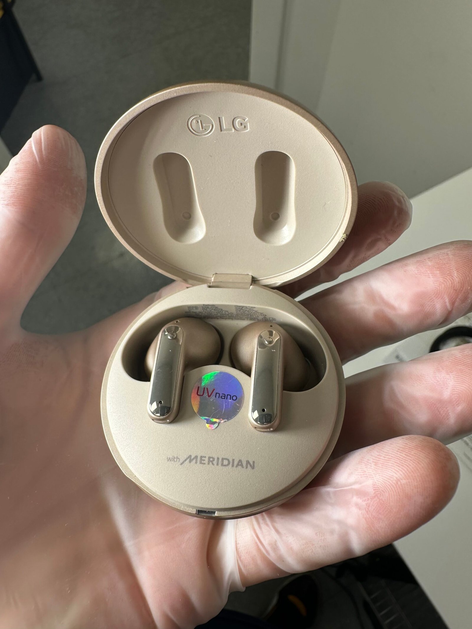LG Tone Free - Model FP9E - Cor: Haze Gold - Produto Novo (Open Box)