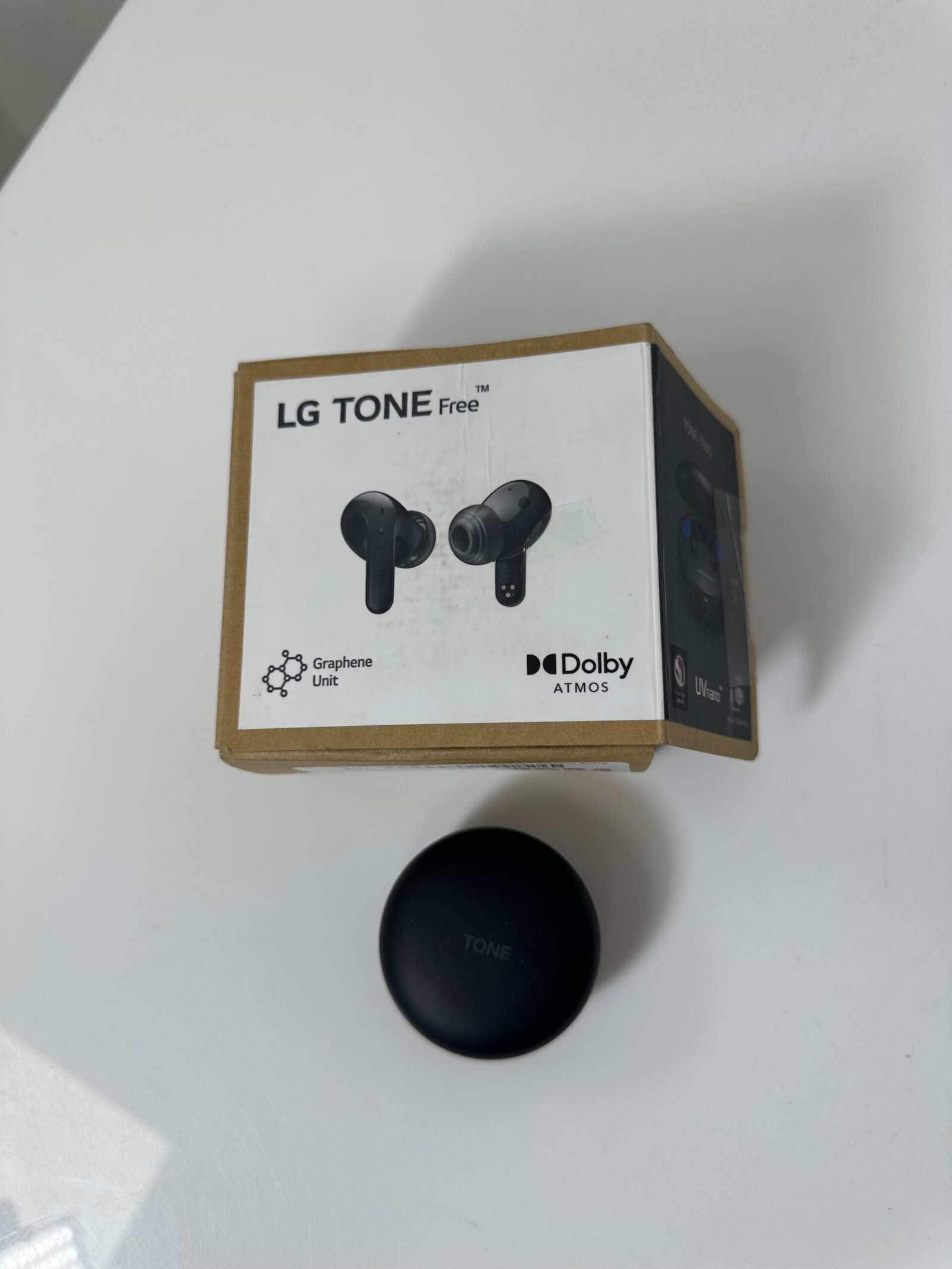 LG Tone Free T90Q - EarPods Dolby ATMOS - Cor: Preto - Produto Novo (Open Box)