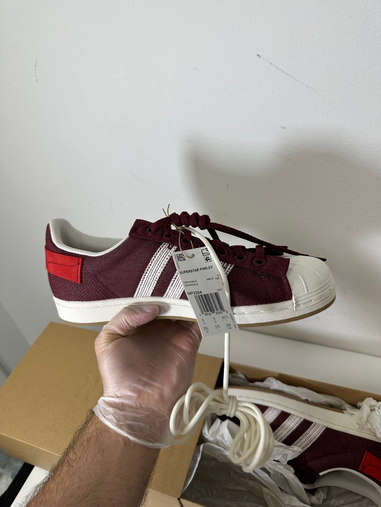 Adidas - SuperStar Parley - Tamanho Masculino 9,5US - Produto Novo (Na Caixa) - Imagem 2