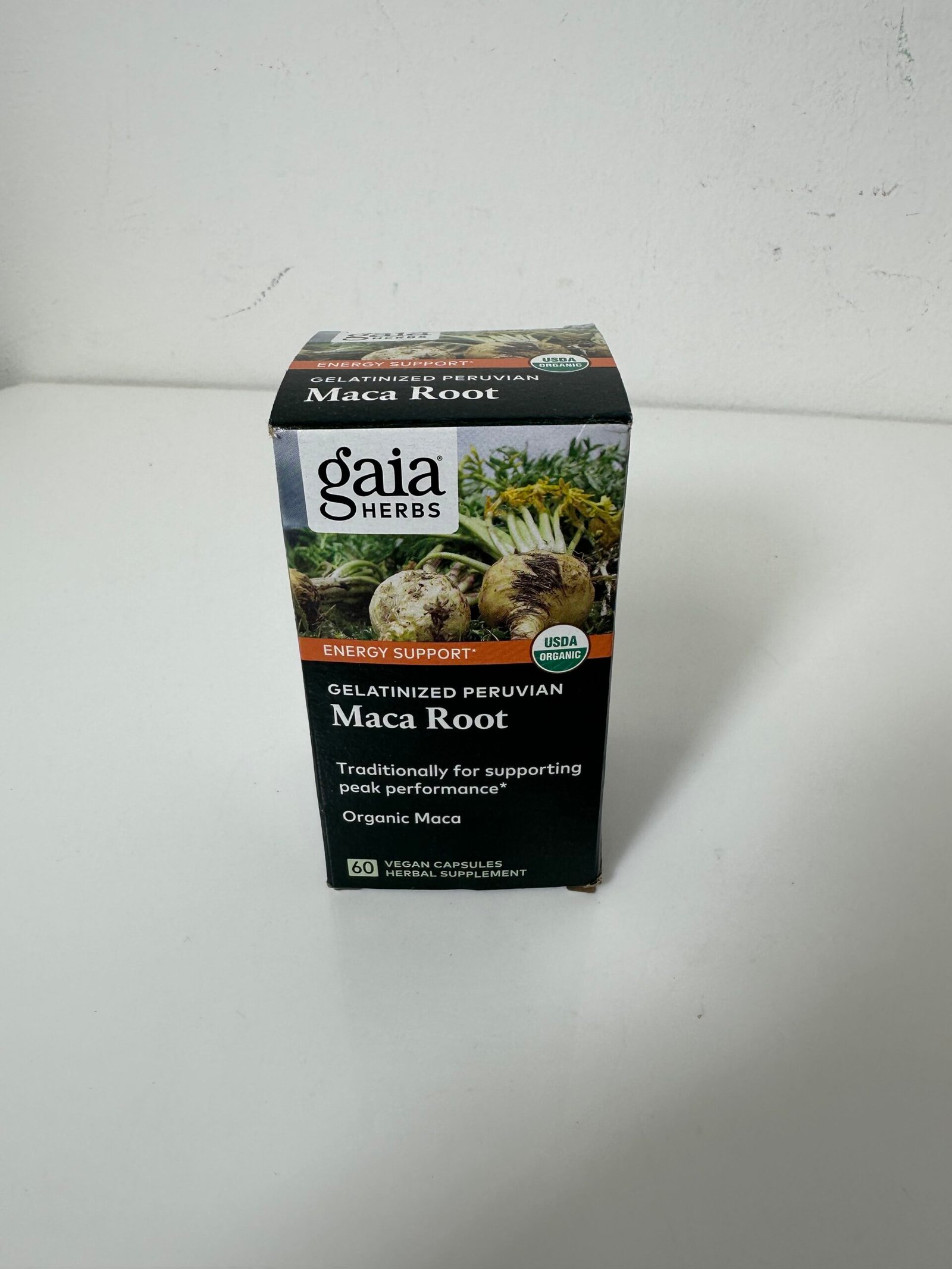 Gaia Herbs - Peruvian Maca Root - Maca Peruana Organica - 60 capsules - Produto Novo (Na Caixa)