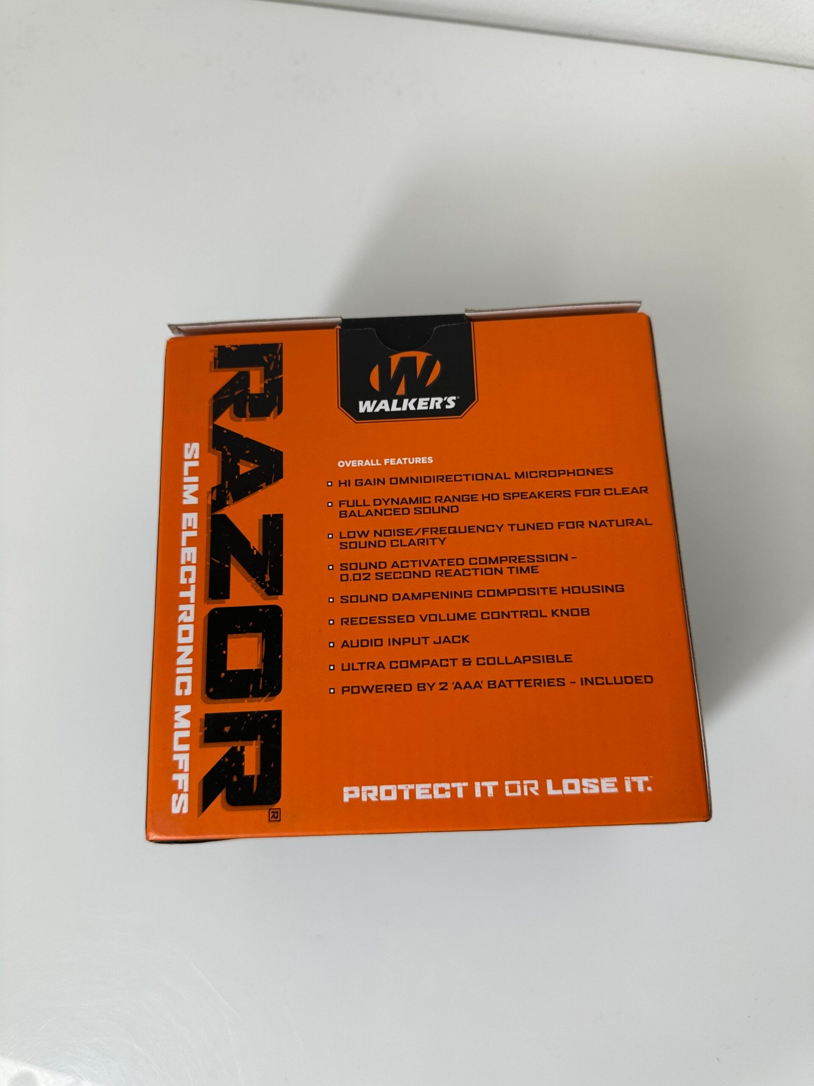 Walker's - Abafador de ruido Razor Slim Eletronic Muffs - Produto Novo (Lacrado) - Imagem 2