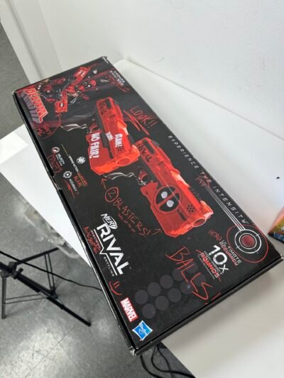 NERF - Rival Awesome Battling - Deadpool Kronos XVIII-500 - Produto Novo (Open Box)