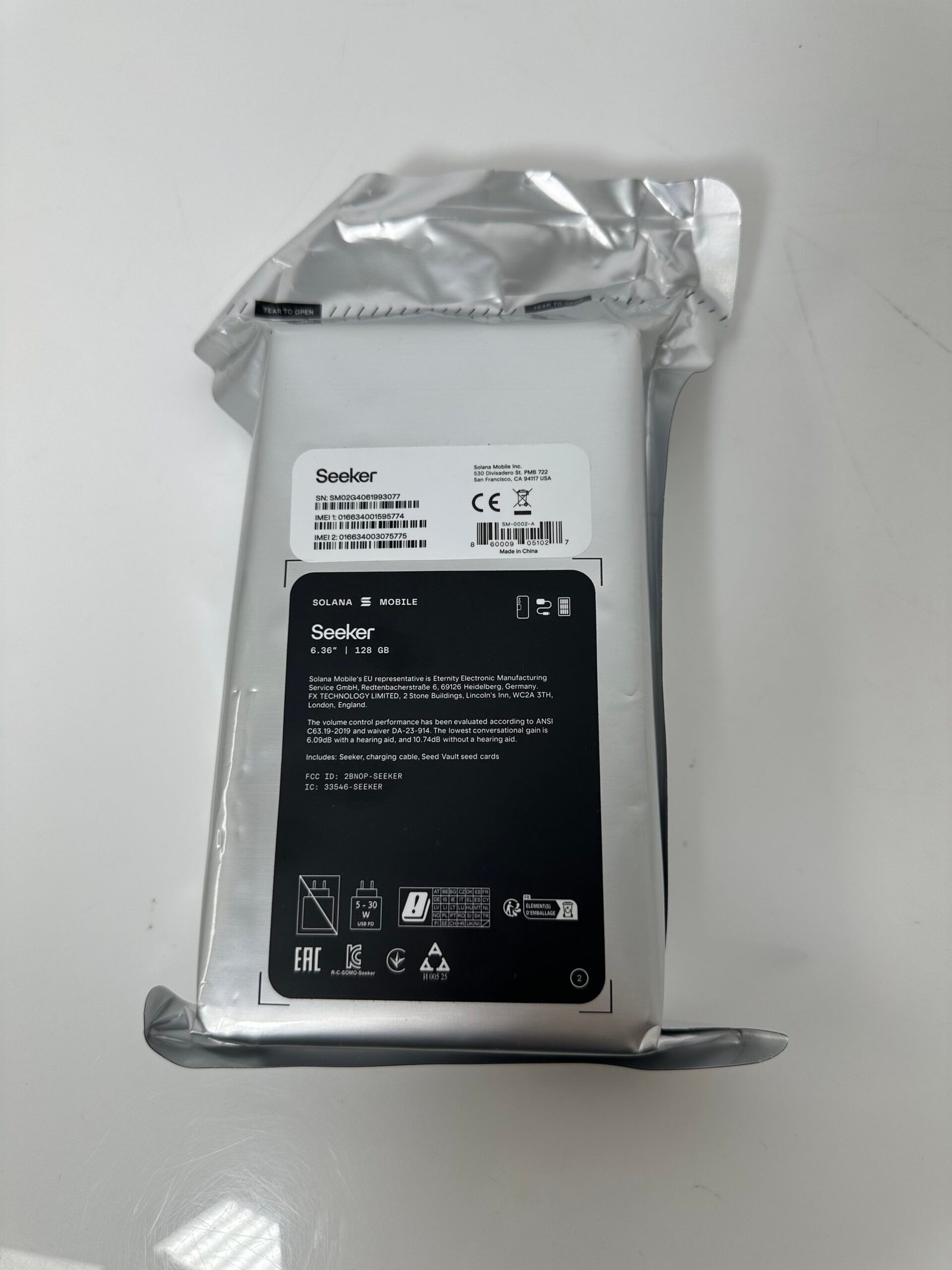 Solana Mobile - Seeker - Celular + Capa de Proteçao - Produto Novo (Lacrado) - Imagem 5