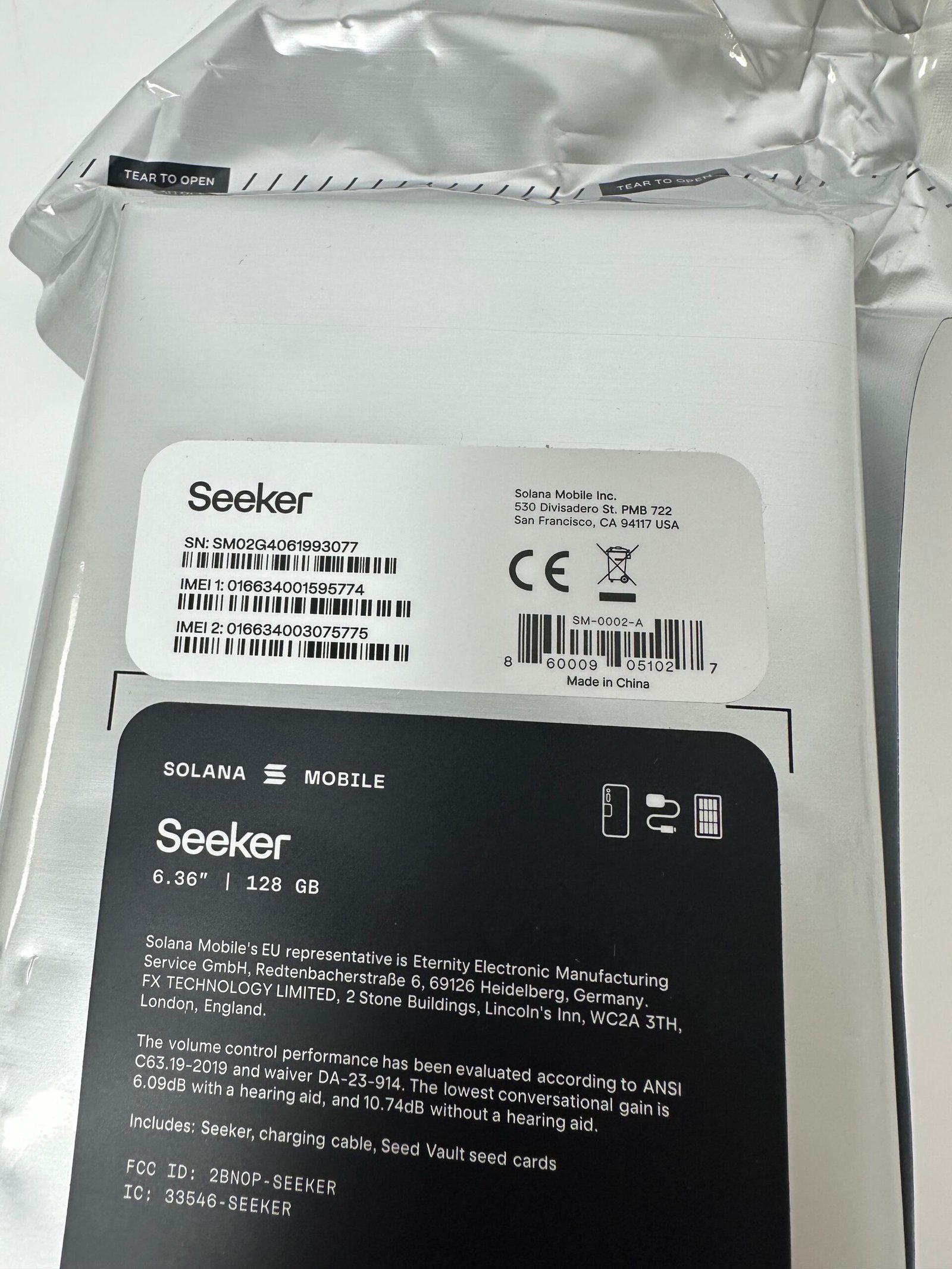 Solana Mobile - Seeker - Celular + Capa de Proteçao - Produto Novo (Lacrado) - Imagem 4