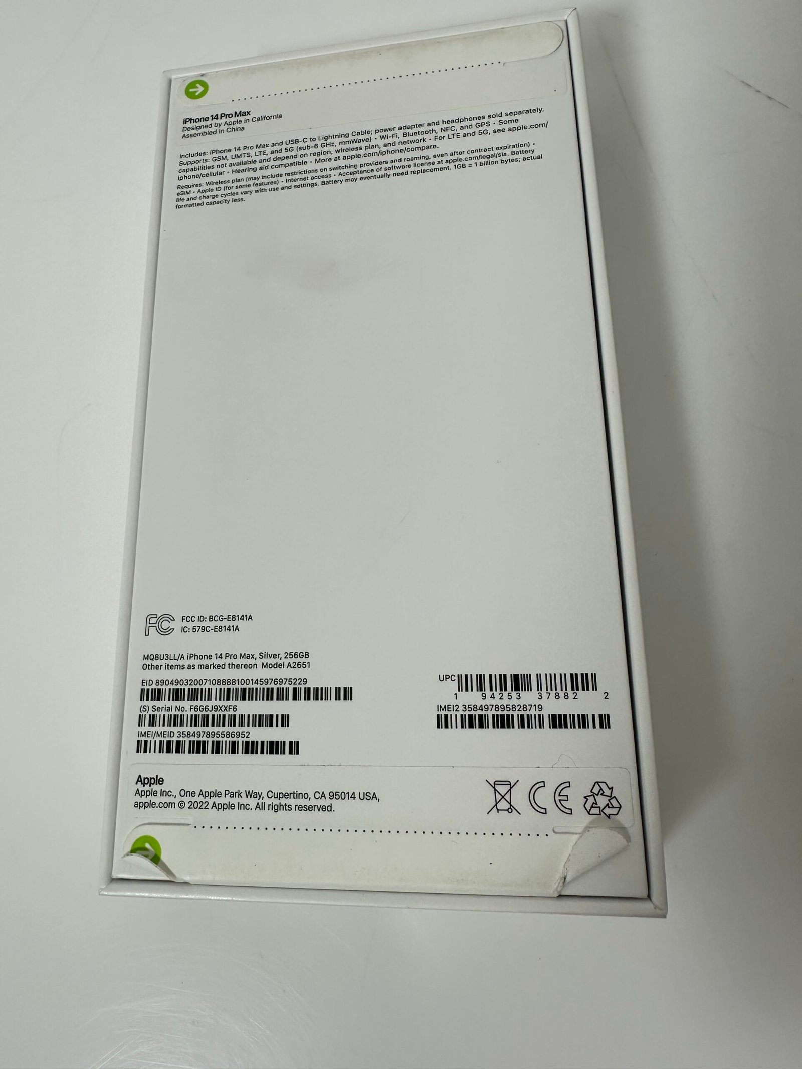 Iphone 14 Pro Max - 256GB - Color: Silver - PRODUTO NOVO (LACRADO!) - Imagem 4