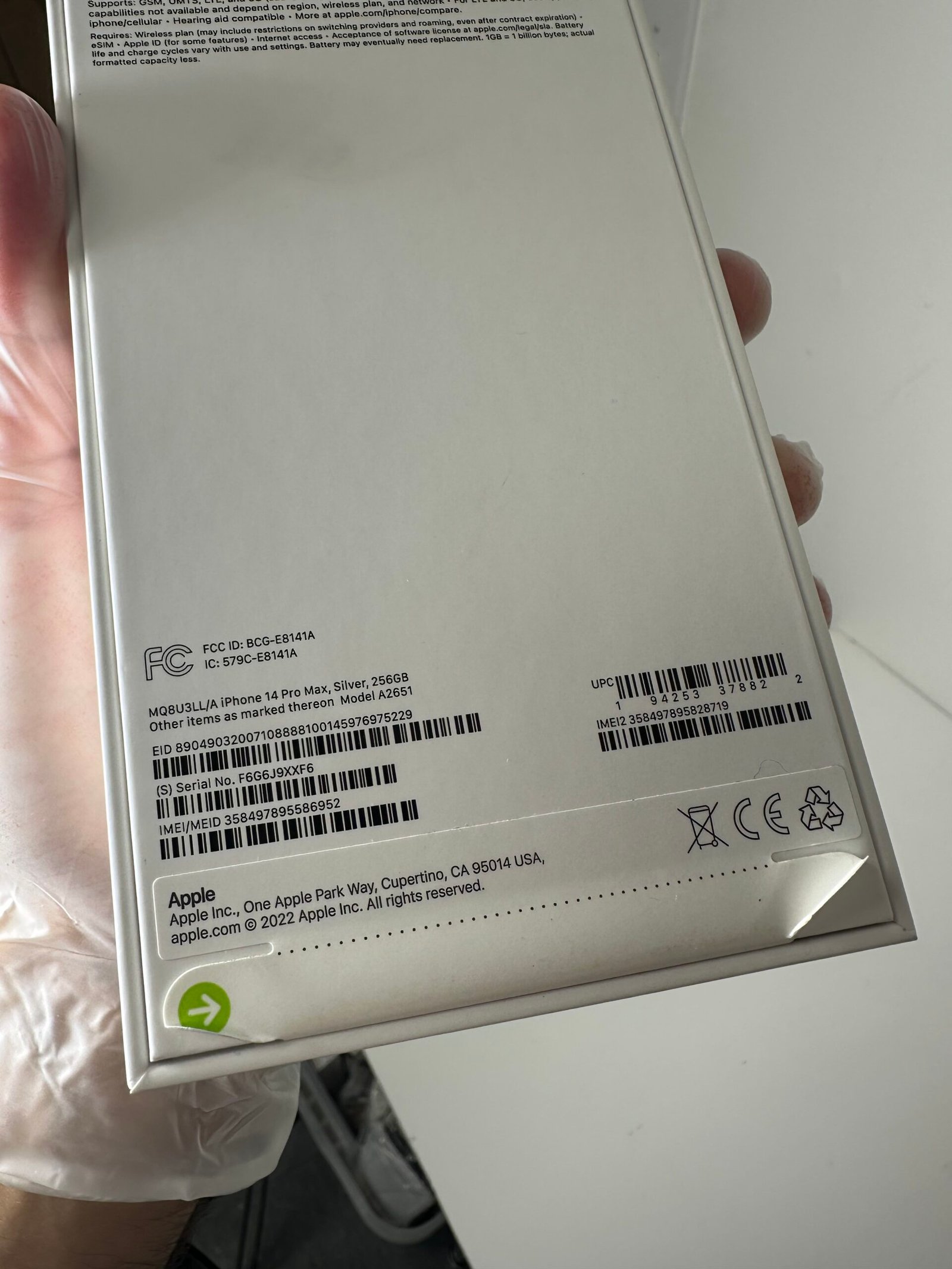 Iphone 14 Pro Max - 256GB - Color: Silver - PRODUTO NOVO (LACRADO!) - Imagem 2