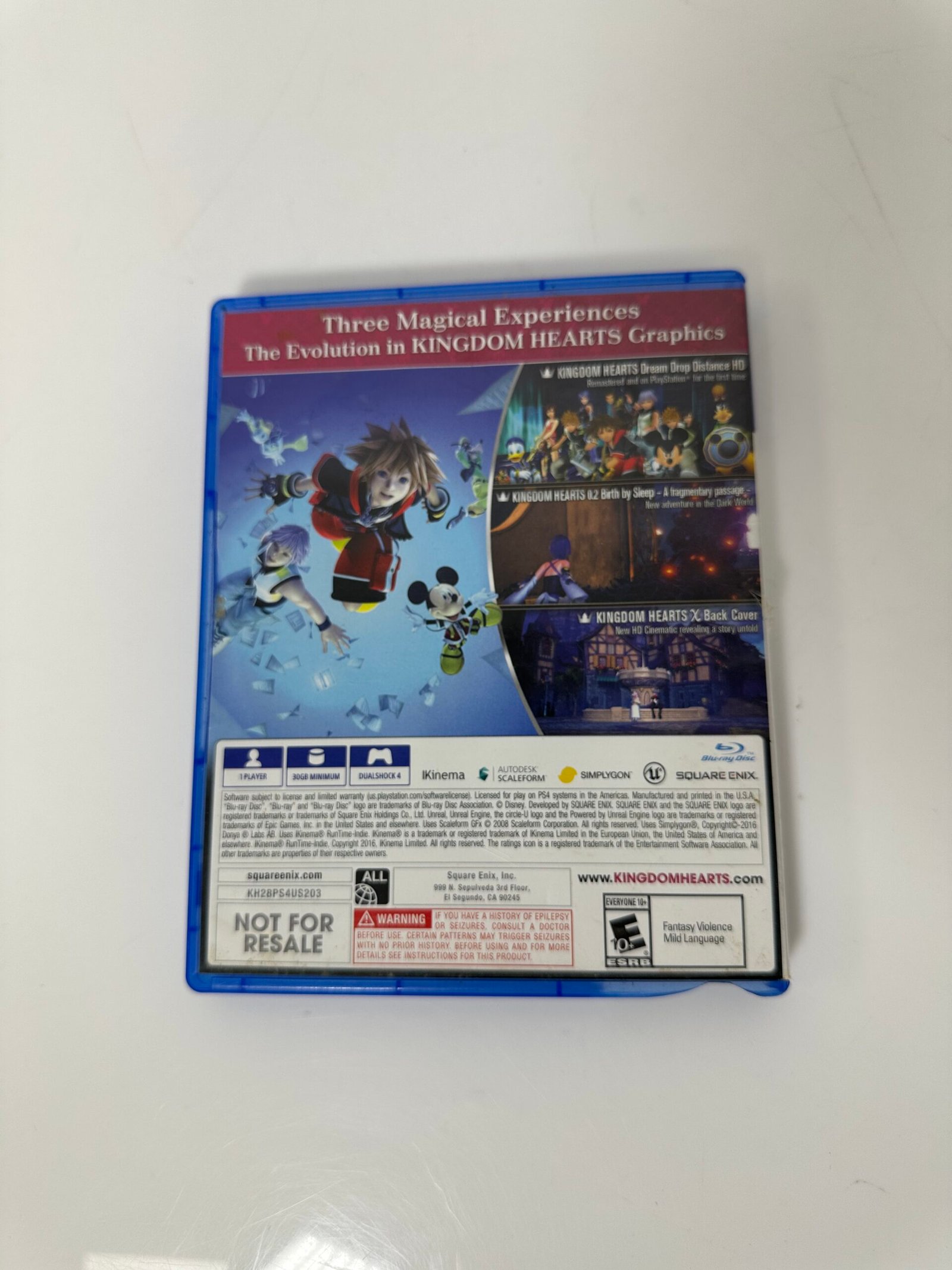 Kingdom Hearts HD II.8 Final Chapter Prologue -- Playstation 4 - Produto Usado - Imagem 3