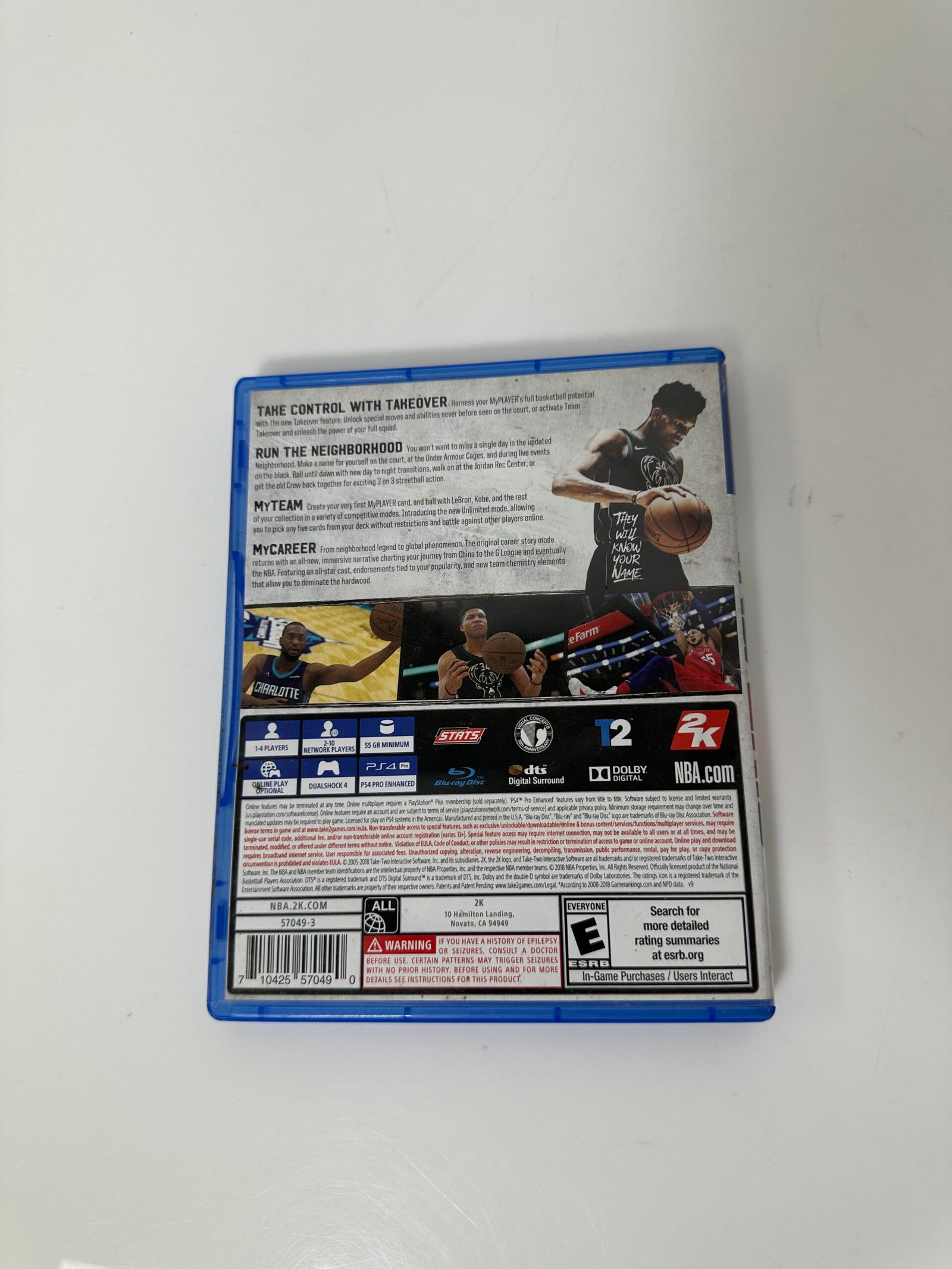 NBA 2K19 - Giannis Antetokounmpo - Playstation 4 - Produto Usado - Imagem 4
