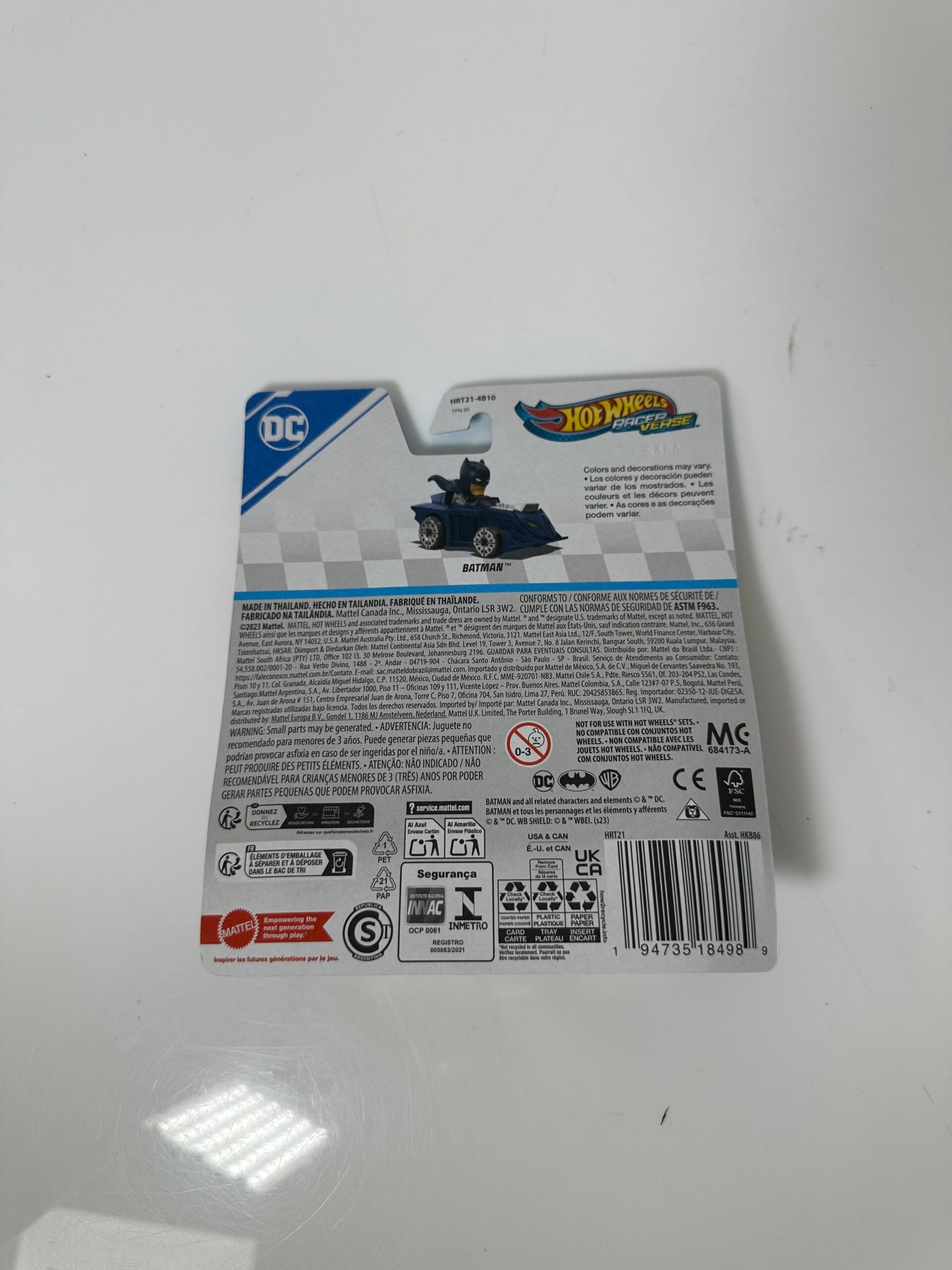 Hot Wheels - Racer Verse - Batman 2024 - Produto Novo (Na Caixa) - Imagem 2
