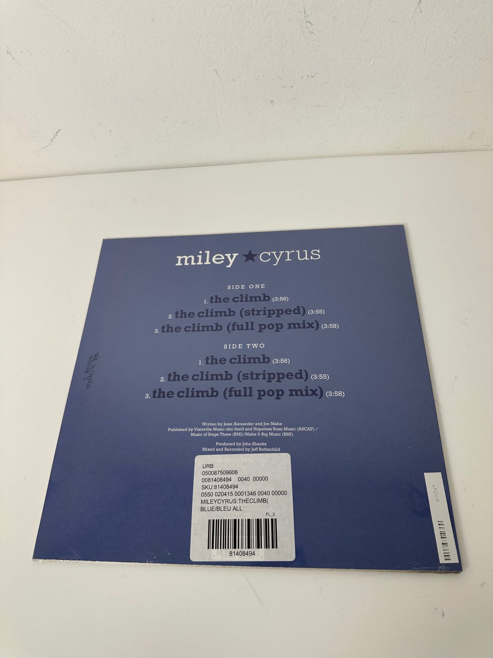 Miley Cyrus - LP The Climb - Vinil Azul - Produto Novo (Lacrado) - Imagem 4