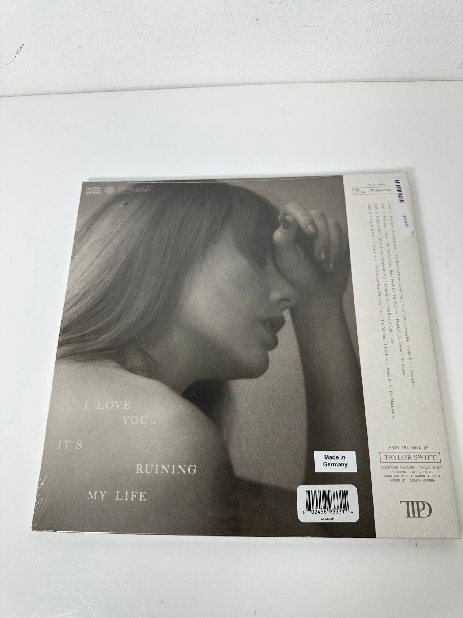 Taylor Swift - LP The Manuscript - The Tortured Poets Department - Produto Novo (Lacrado) - Imagem 4