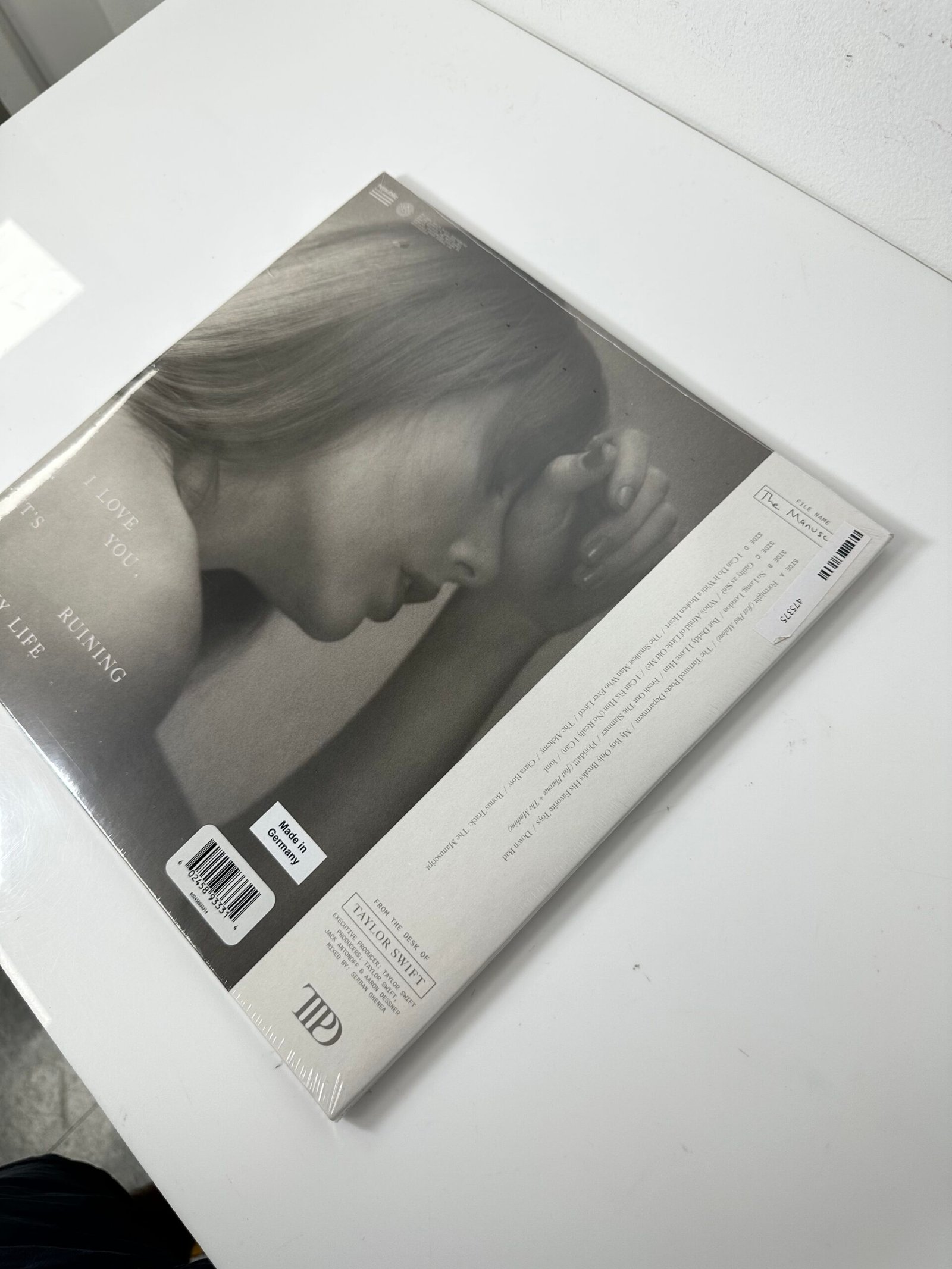 Taylor Swift - LP The Manuscript - The Tortured Poets Department - Produto Novo (Lacrado) - Imagem 3