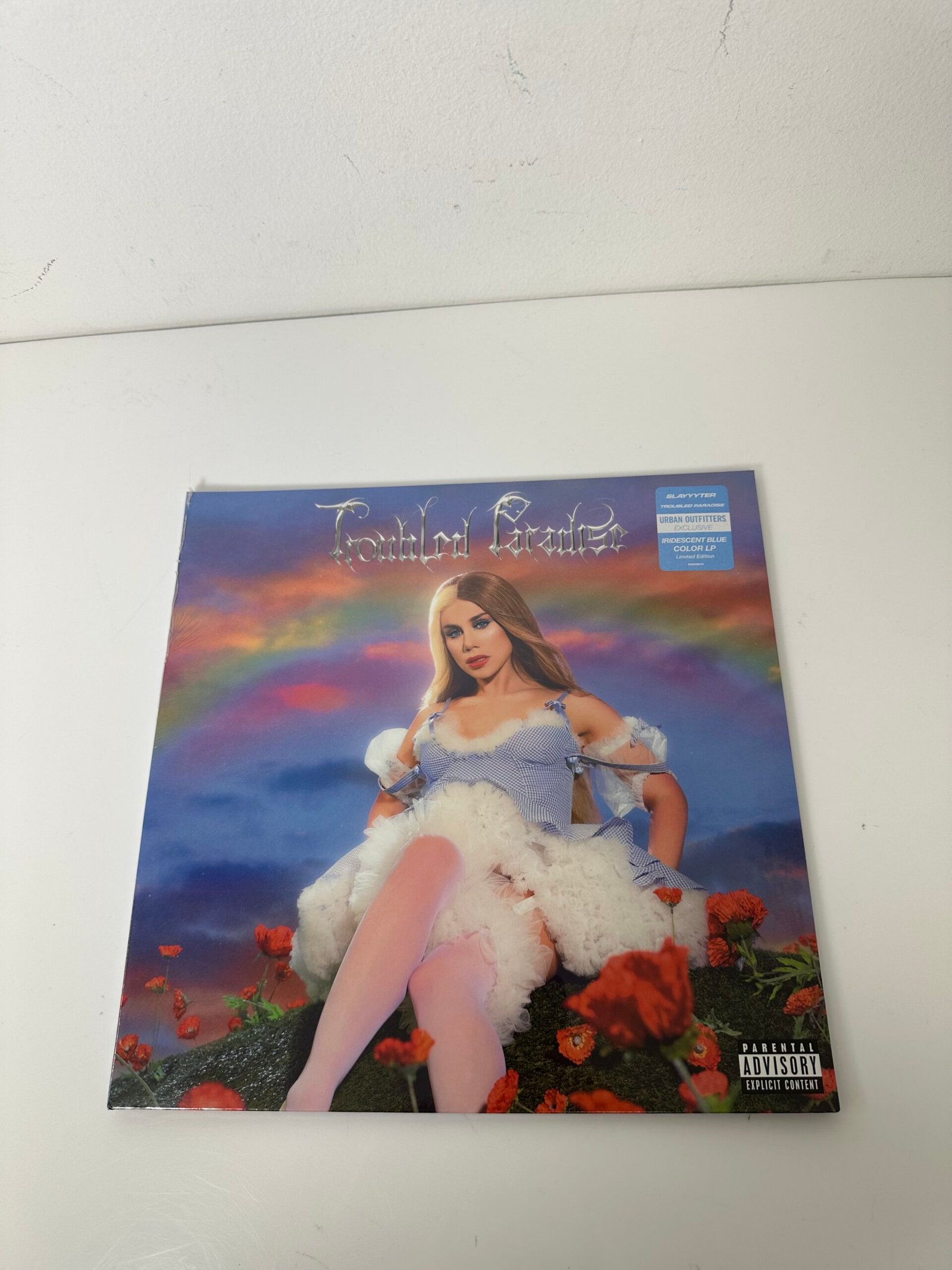 Slayyyter - Troubled Paradise - Iridescent Blue LP - Produto Novo (Lacrado)