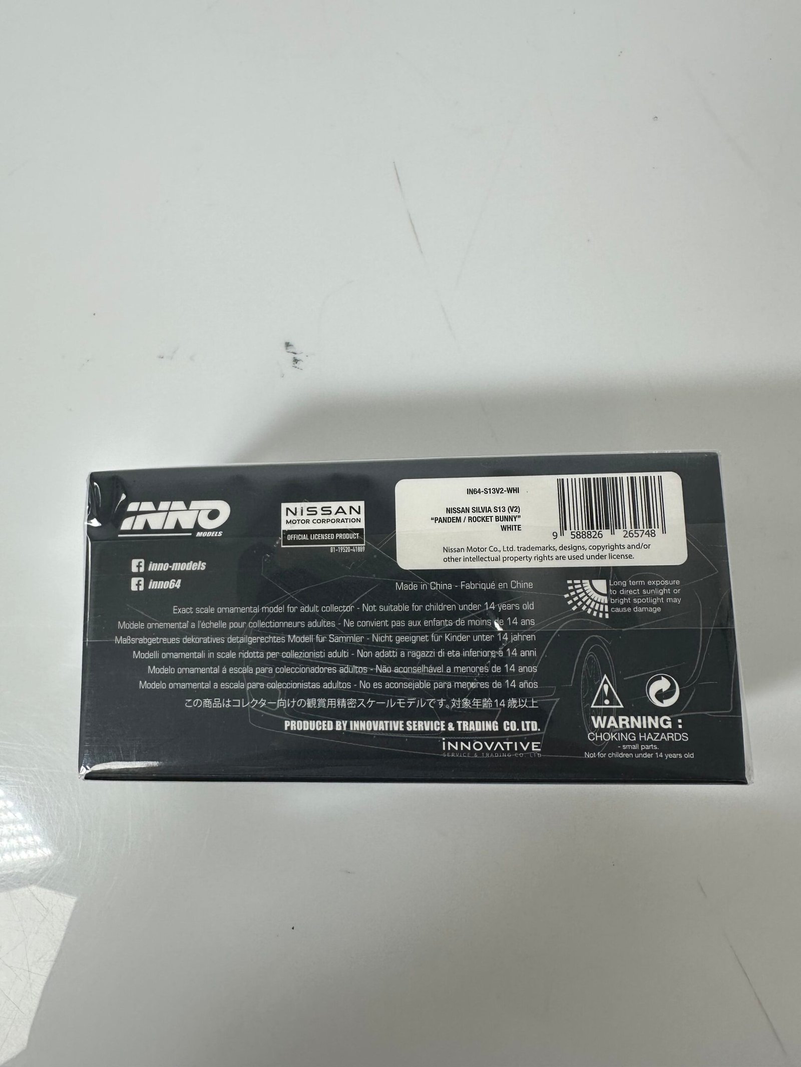Inno64 - 1:64 Nissan Silvia S13 V2 Pandem Rocket Bunny - Produto Novo (Lacrado) - Imagem 3