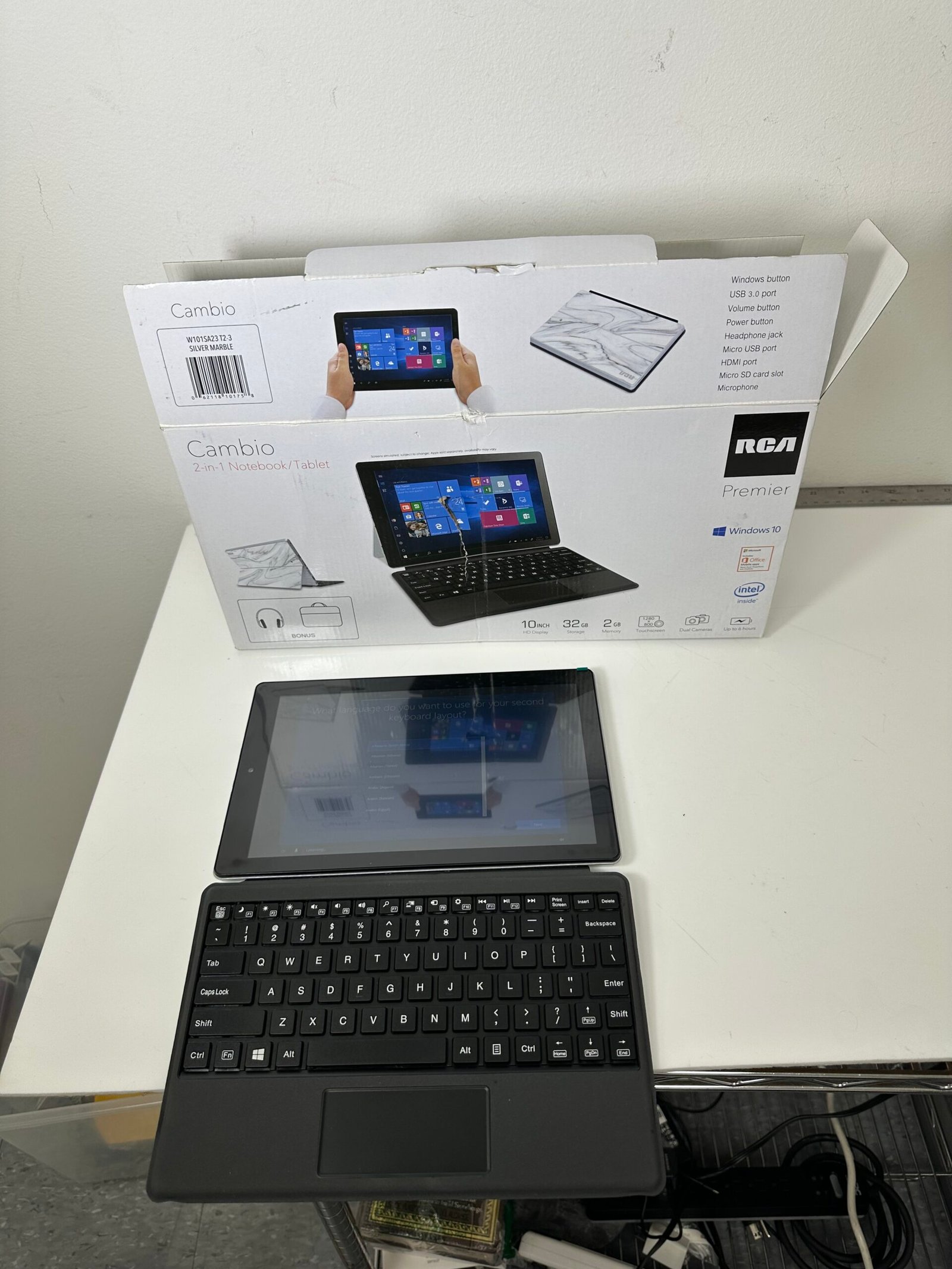 RCA Premier Cambio 2-in-1 NotebookTablet - Produto Novo (Na Caixa)