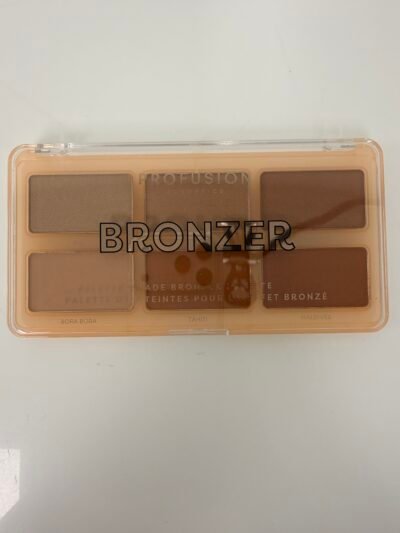 Profusion Cosmetics 6 Shades Bronzer Palette - Matte & Shimmer Finishes for Natural Definition, Buildable & Blendable Powder for Face Sculpting with Long-Wearing Makeup Coverage - Produtos Novos