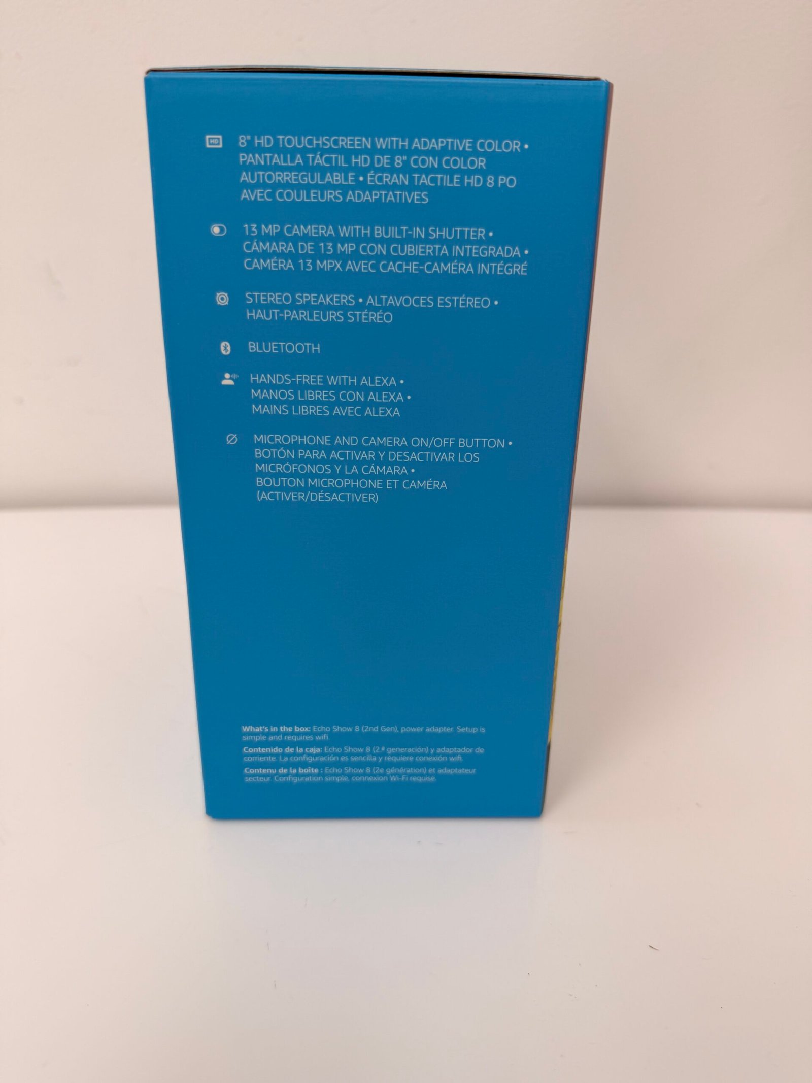 New Echo Show 8 (2nd Gen) | HD smart display with Alexa and 13 MP camera Black- Produto Novo (Na caixa) - Imagem 3
