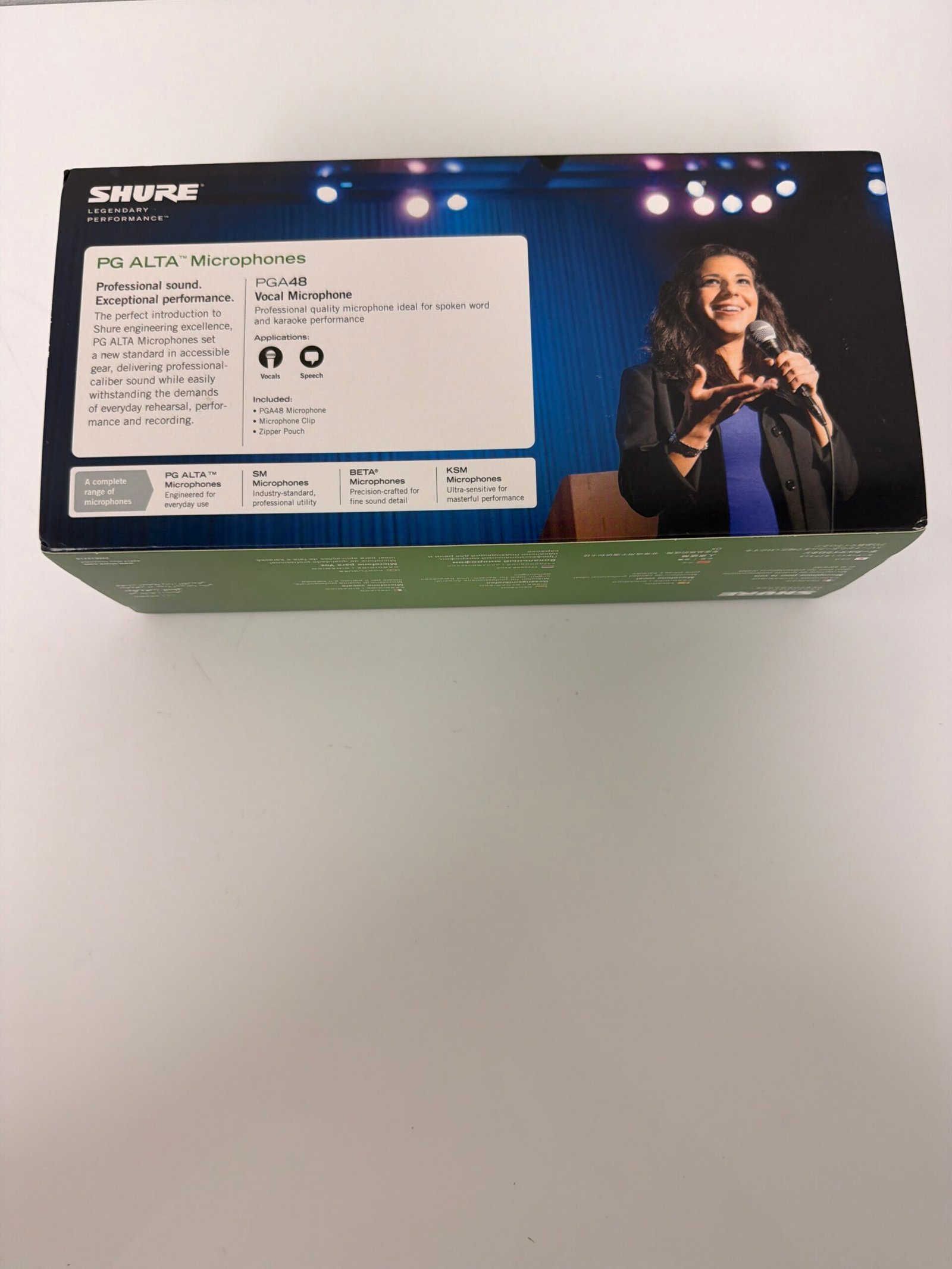 Shure PGA48-XLR Dynamic Vocal Handheld Mic with XLR Microphone Cable 15FT OEM - Produto novo (Na caixa) - Imagem 2