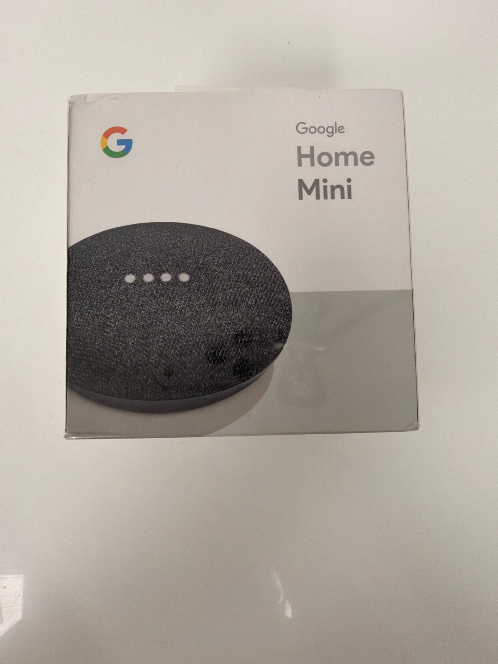 Google Home Mini, Charcoal, New with Box!, See Pics!- Produto Novo (Na Caixa) Lacrado
