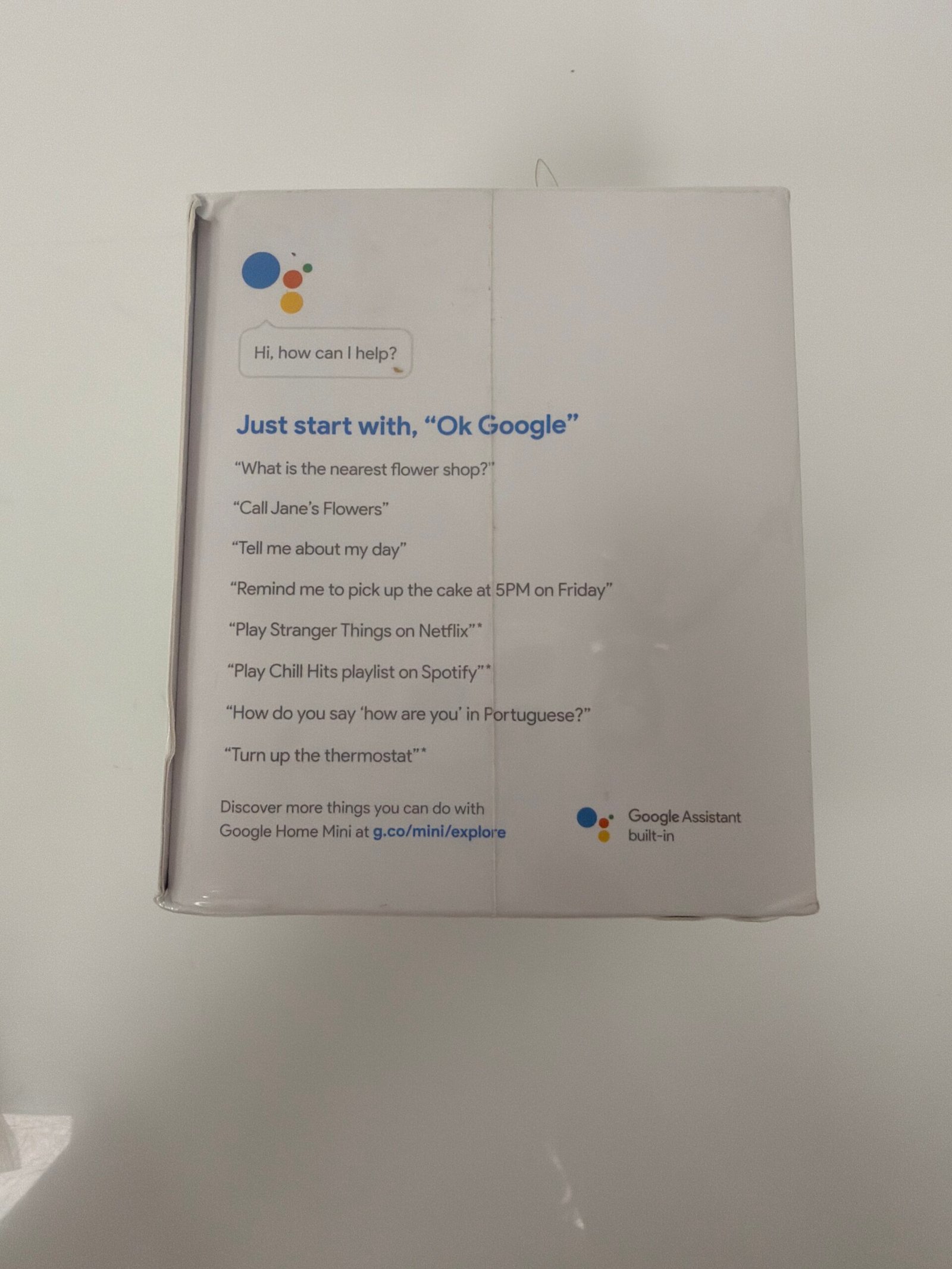 Google Home Mini, Charcoal, New with Box!, See Pics!- Produto Novo (Na Caixa) Lacrado - Imagem 4