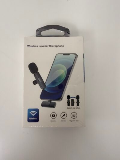 Lavalier Microphone Wireless Audio Video Recording Mini Mic For iPhone- Produto Novo (Lacrado)