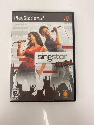 Singstar Rocks- Playstation 2 - Produto Usado