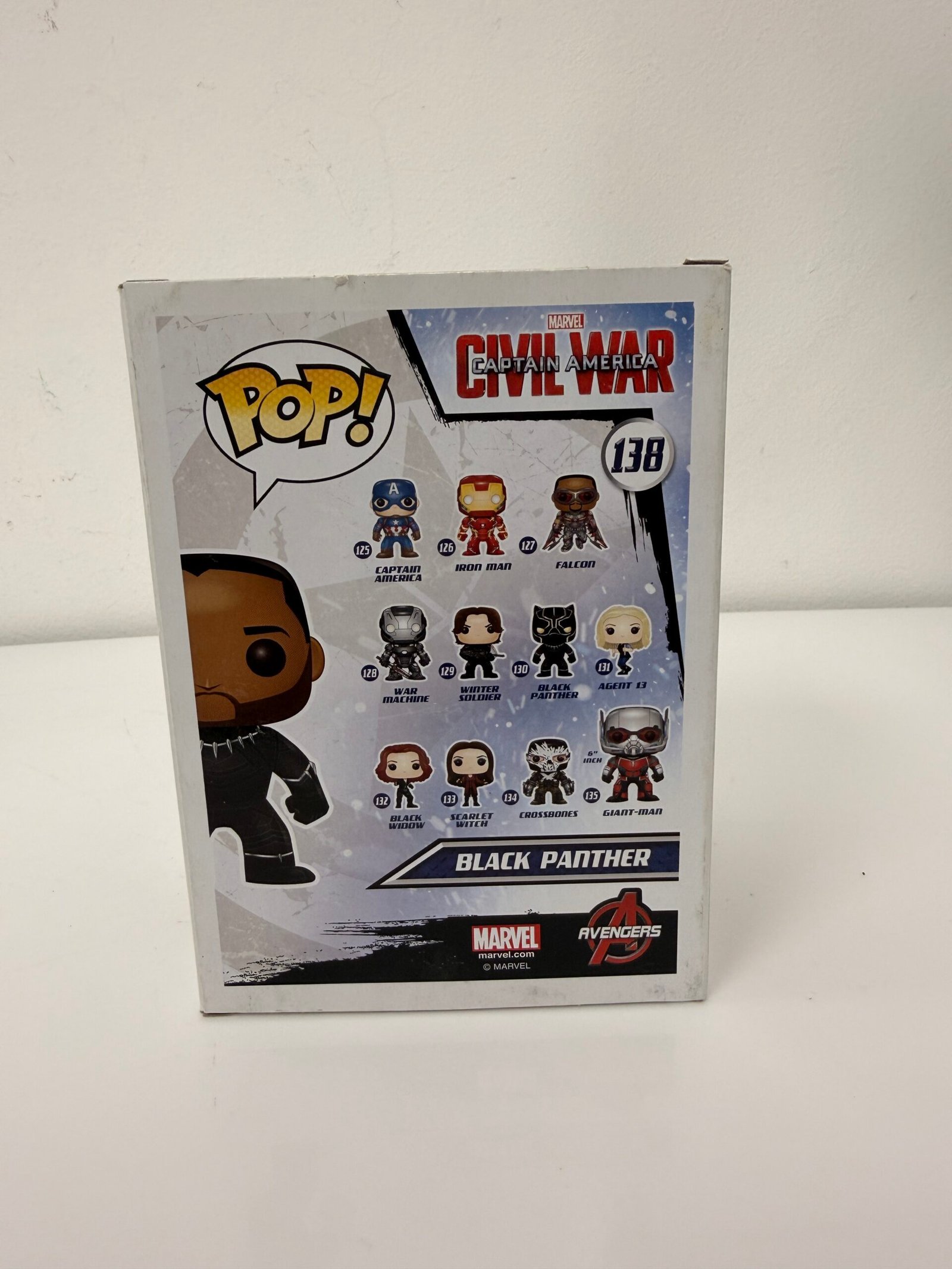 Funko Pop! Marvel: Captain America Civil War - Black Panther (Unmasked Limited Exclusive) #138 - Imagem 3