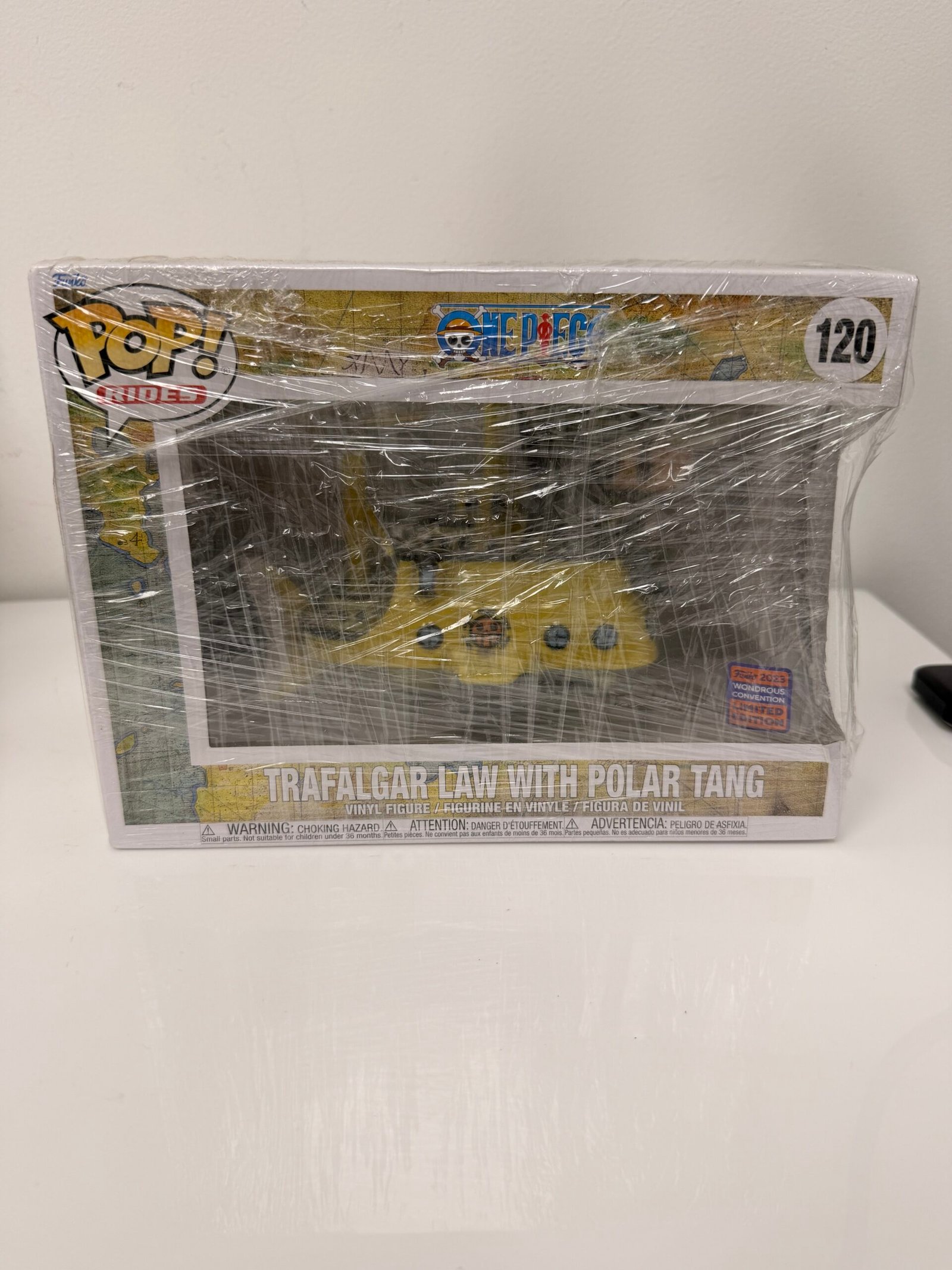 Funko One Piece Pop! Rides Super Deluxe Trafalgar Law with Polar Tang #120 WonderCon