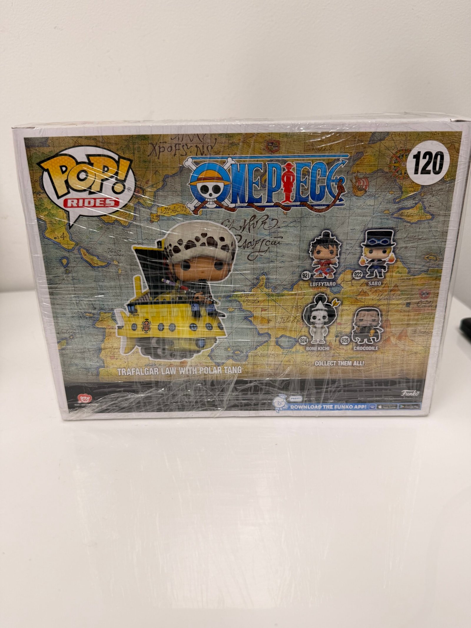 Funko One Piece Pop! Rides Super Deluxe Trafalgar Law with Polar Tang #120 WonderCon - Imagem 2