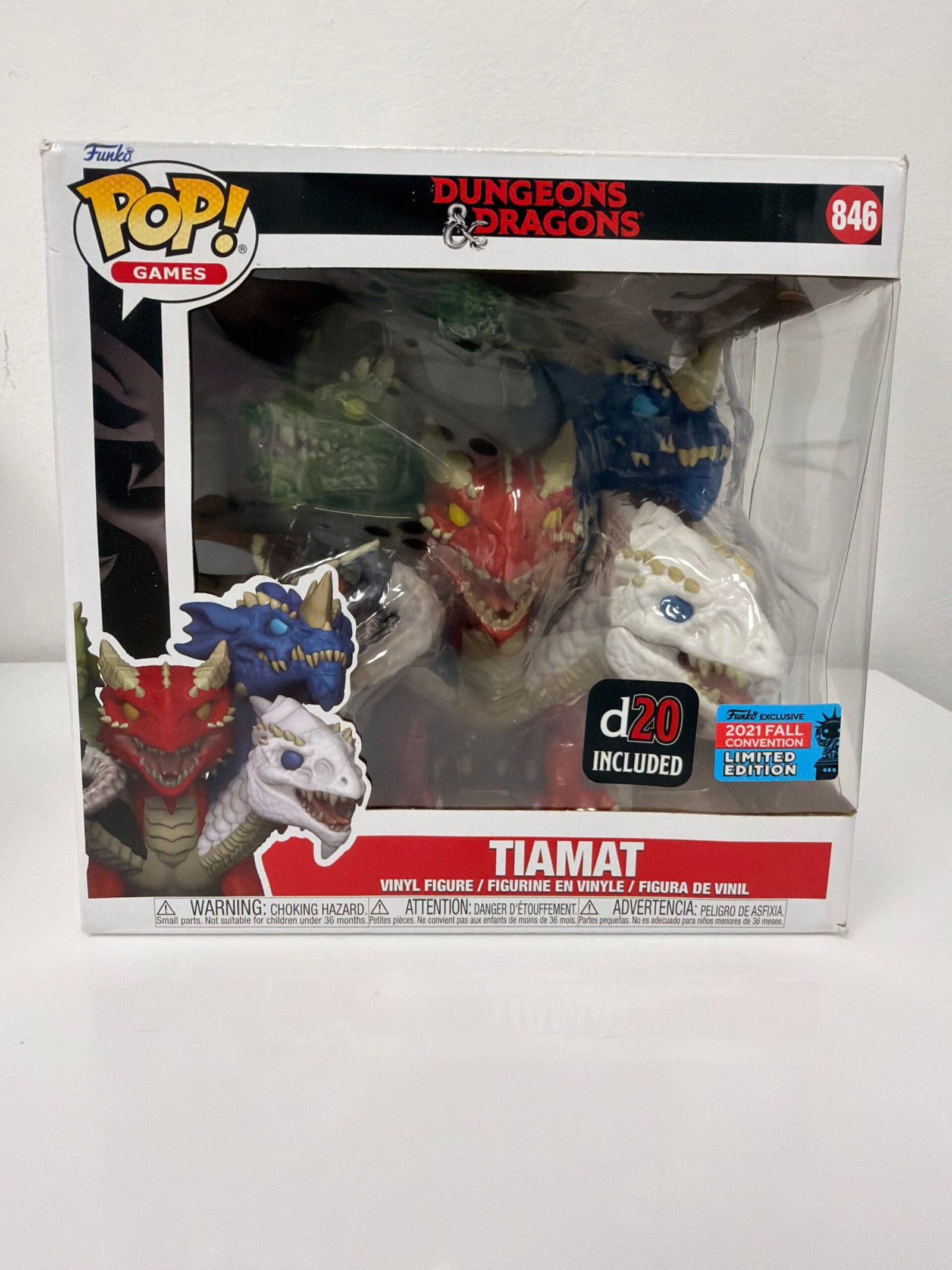 Funko Pop Vinyl 846 Dungeons & Dragons Tiamat (Fall Convention) Limited Edition