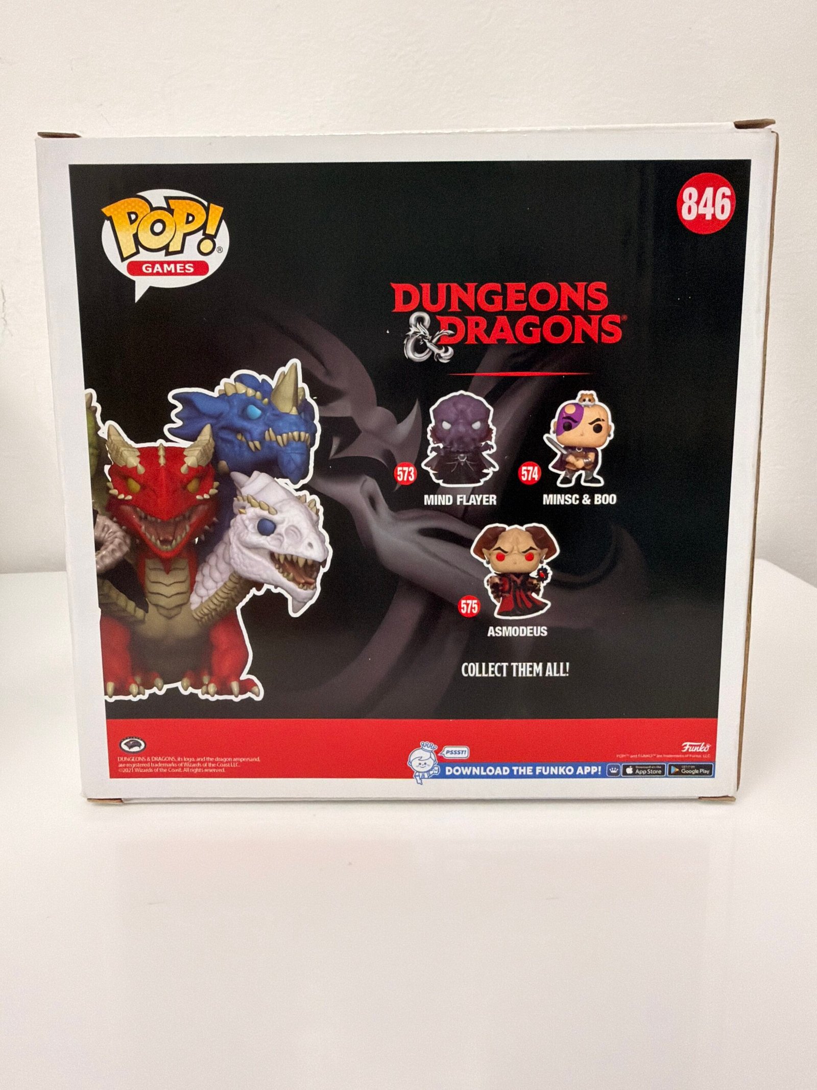 Funko Pop Vinyl 846 Dungeons & Dragons Tiamat (Fall Convention) Limited Edition - Imagem 3