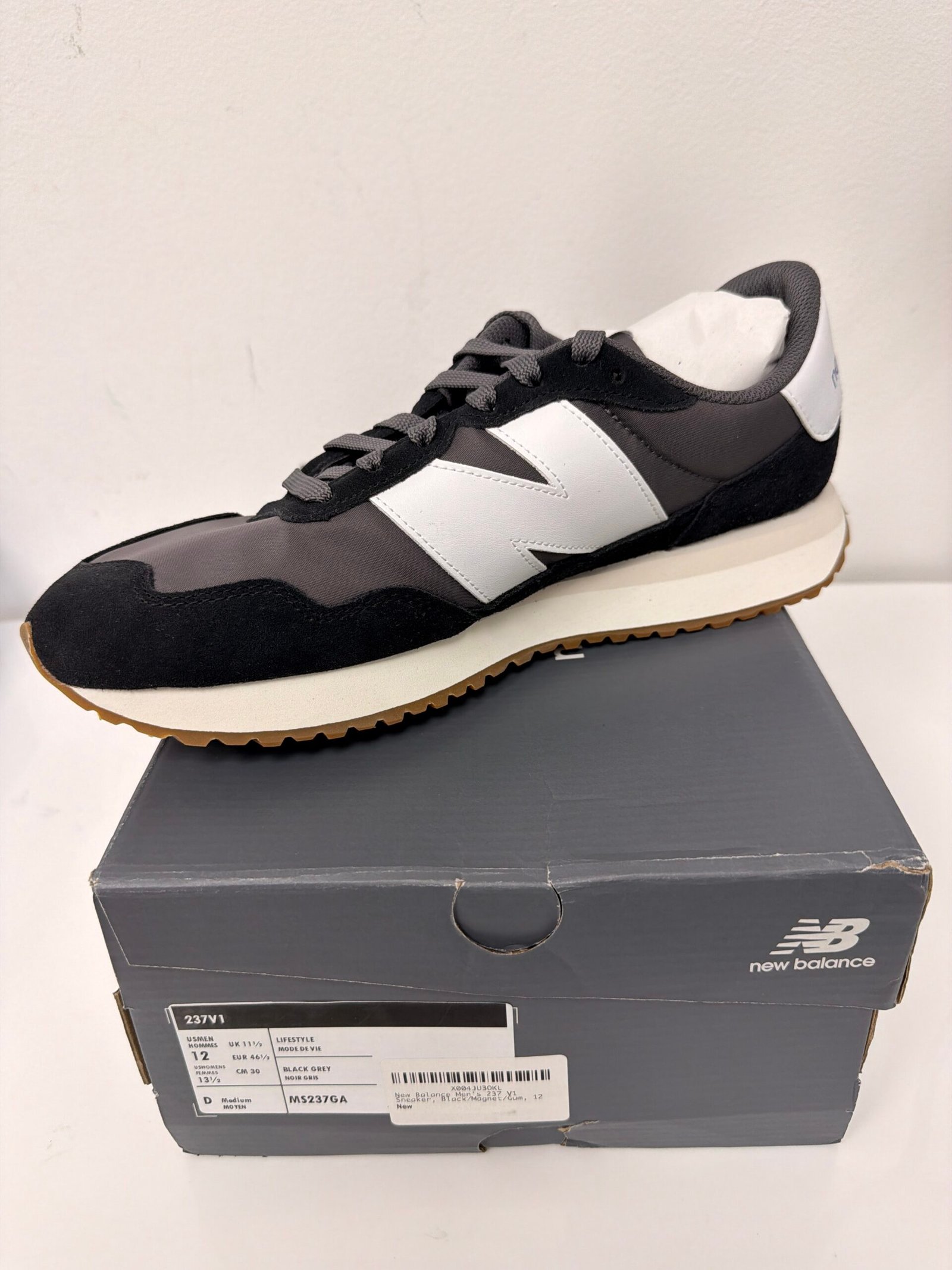New Balance Men's 237- Tamanho 12US - Produto Novo (Na caixa)