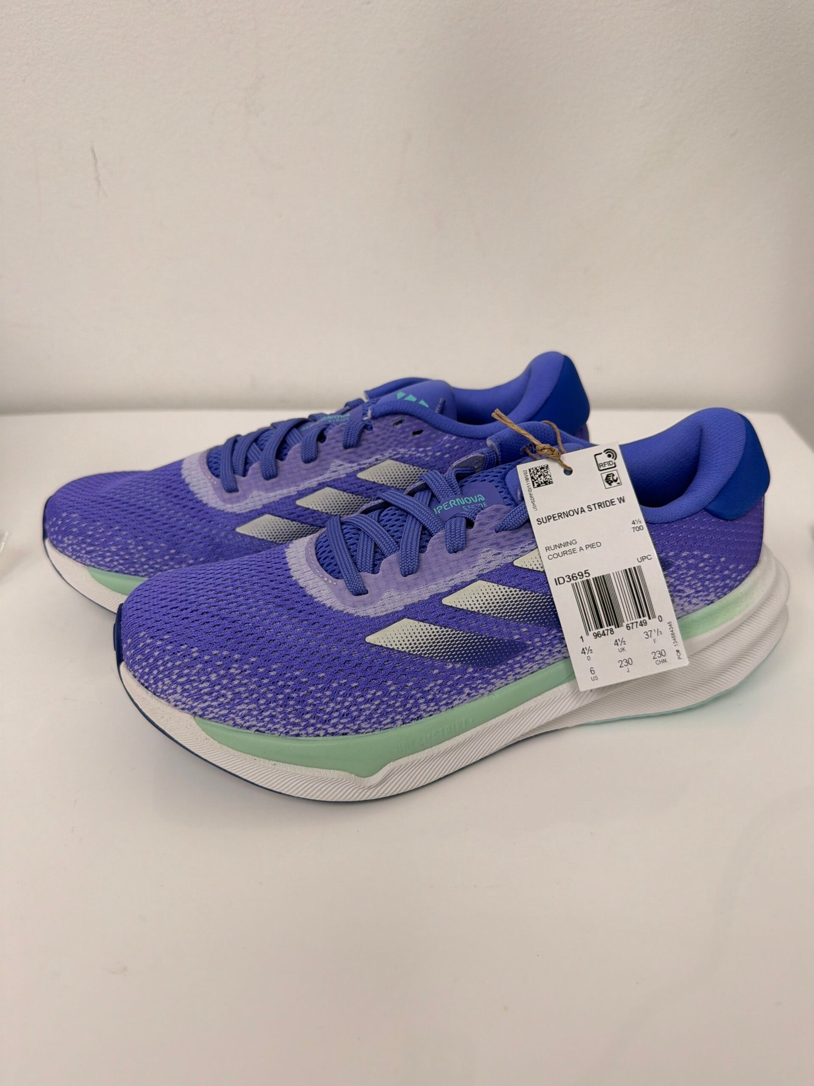 Adidas Mens Supernova Stride Running- Tamanho 6US - Produto Novo (Sem Caixa) - Imagem 2