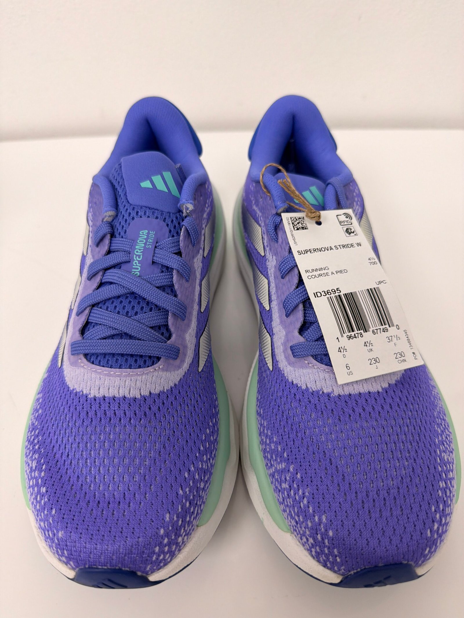 Adidas Mens Supernova Stride Running- Tamanho 6US - Produto Novo (Sem Caixa) - Imagem 3