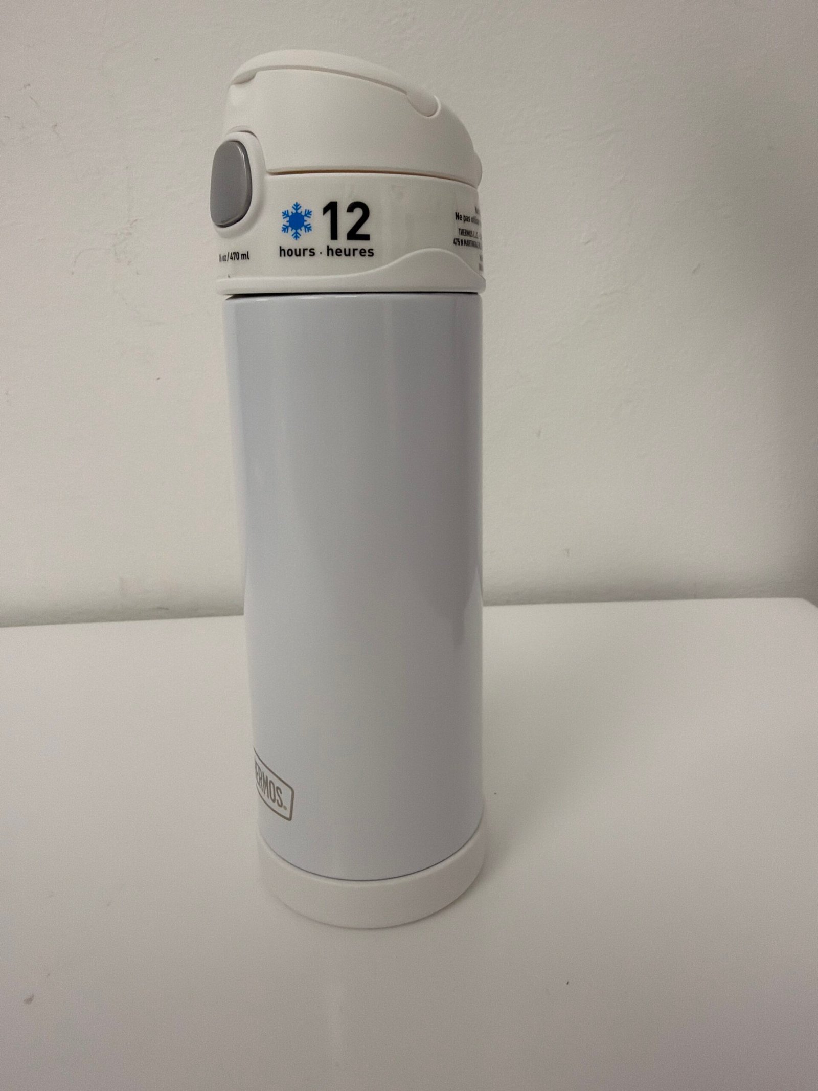 THERMOS FUNTAINER 16 Ounce470ml Stainless Steel Vacuum Insulated Bottle with Wide(Novo)