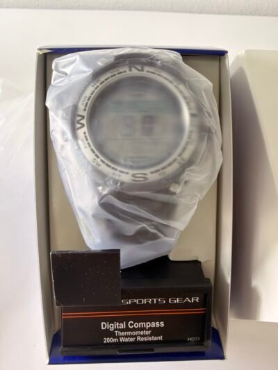 Casio 3157 SGW-100 Digital Watch, Twin Sensor, WR 200M, Compass Thermometer (Novo)