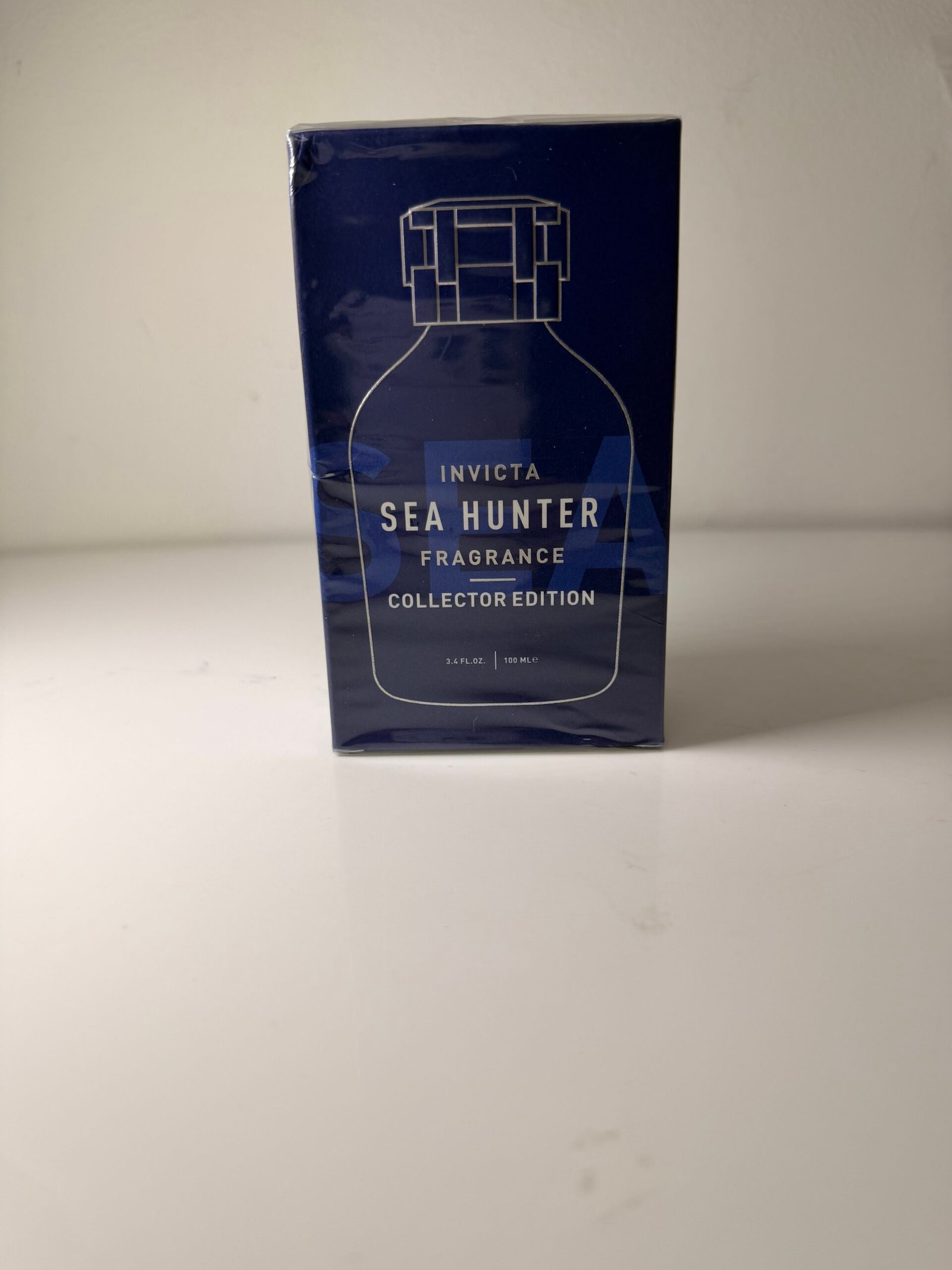 Invicta Watch Cologne SEA HUNTER Collector Edition Eau De Parfum Spray 3.4 Masculino - Produto Novo (Lacrado)