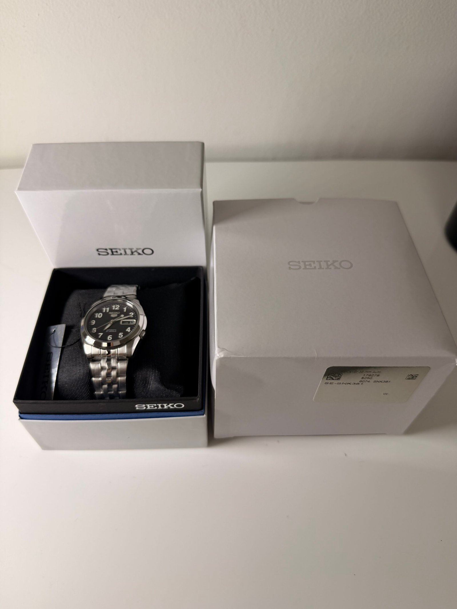 Relogio SEIKO Automatic Watch Stainless Steel Water Resistant 5 21jewels 7S26-04N4 TG2 - Produto Novo (Na Caixa) - Imagem 2