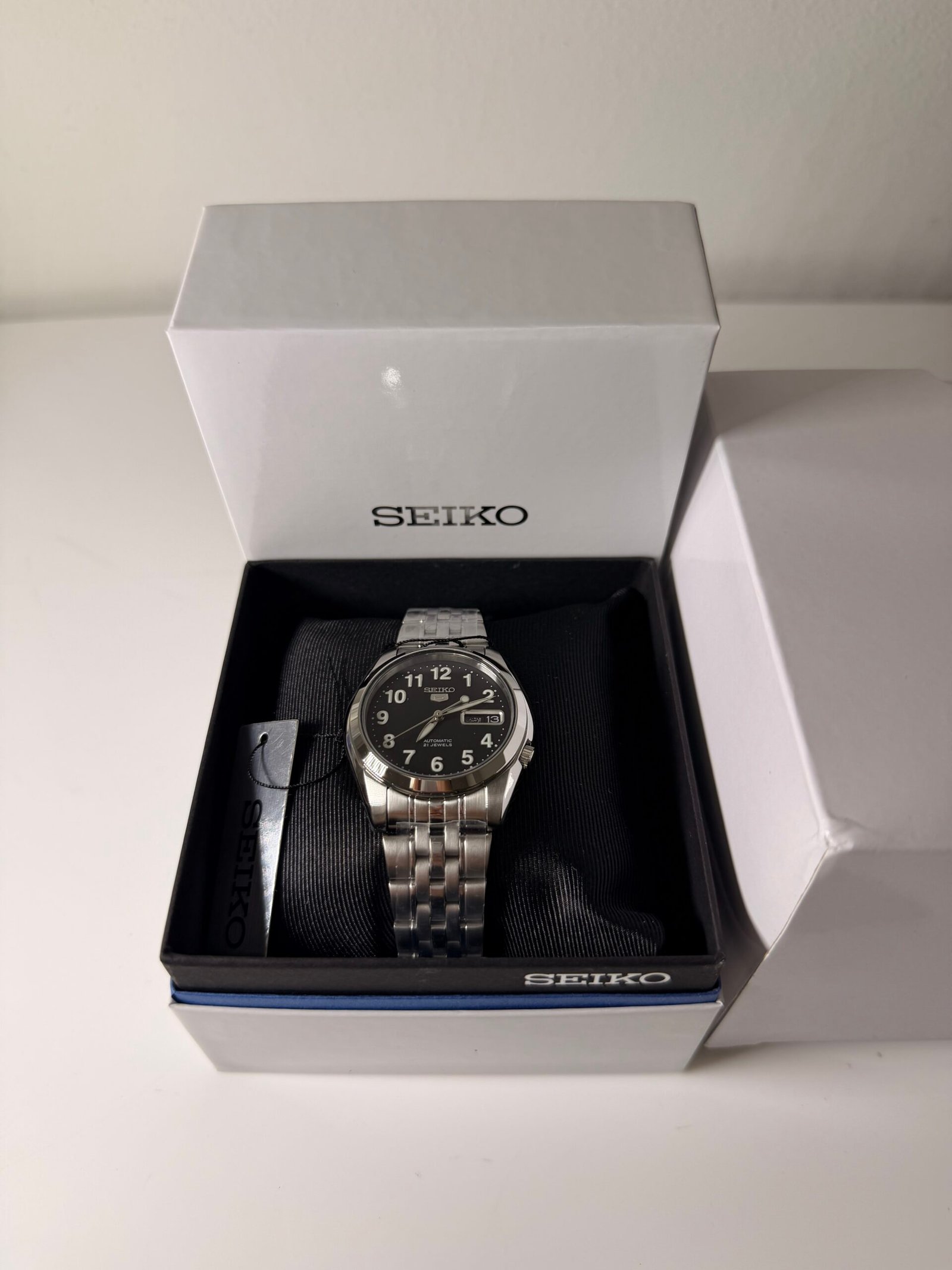 Relogio SEIKO Automatic Watch Stainless Steel Water Resistant 5 21jewels 7S26-04N4 TG2 - Produto Novo (Na Caixa) - Imagem 3