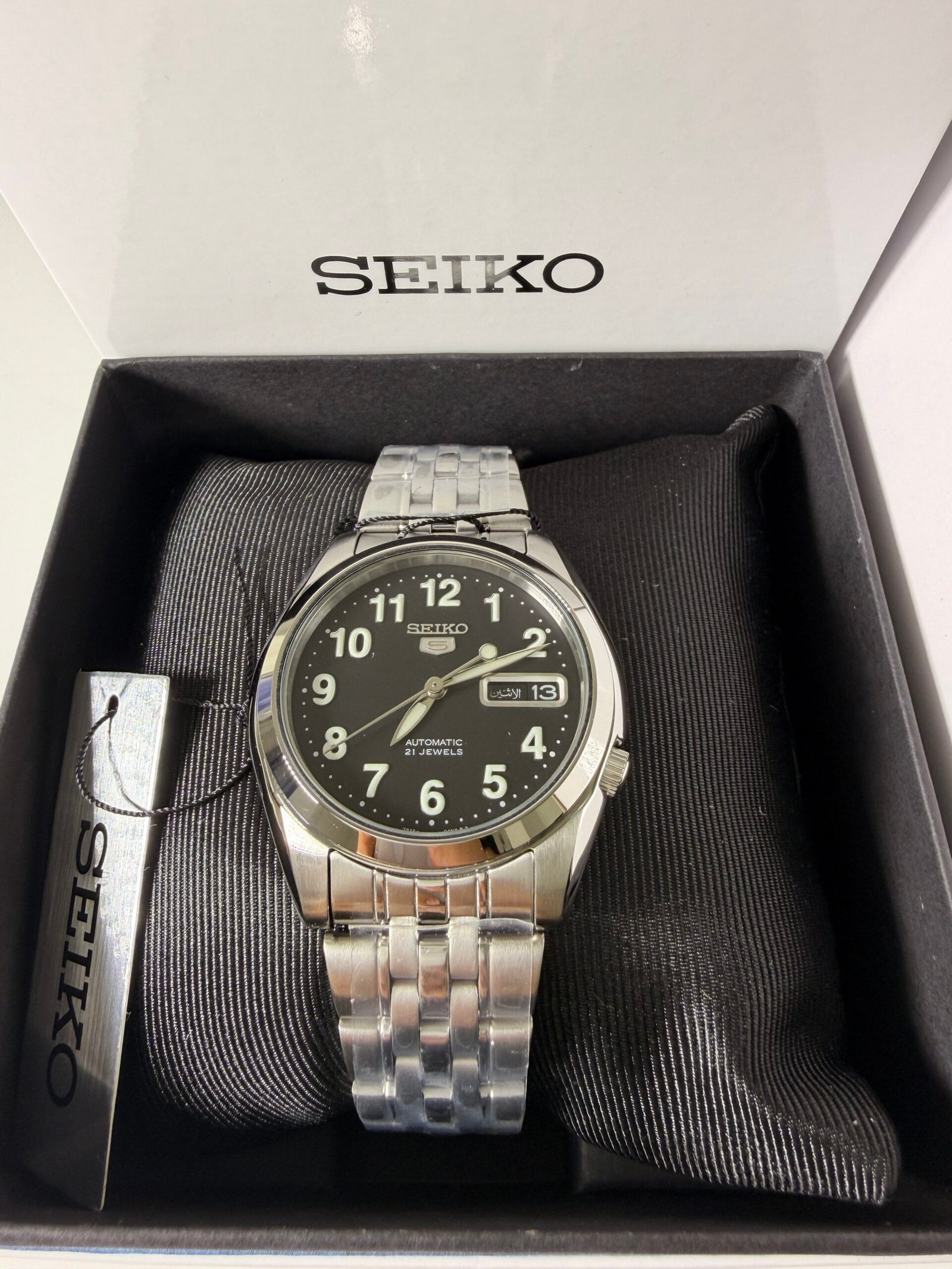 Relogio SEIKO Automatic Watch Stainless Steel Water Resistant 5 21jewels 7S26-04N4 TG2 - Produto Novo (Na Caixa)