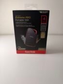 SanDisk Extreme PRO Portable SSD 4TB USB-C Water & Dust Resistant 2000MB- Produto Novo (Lacrado)