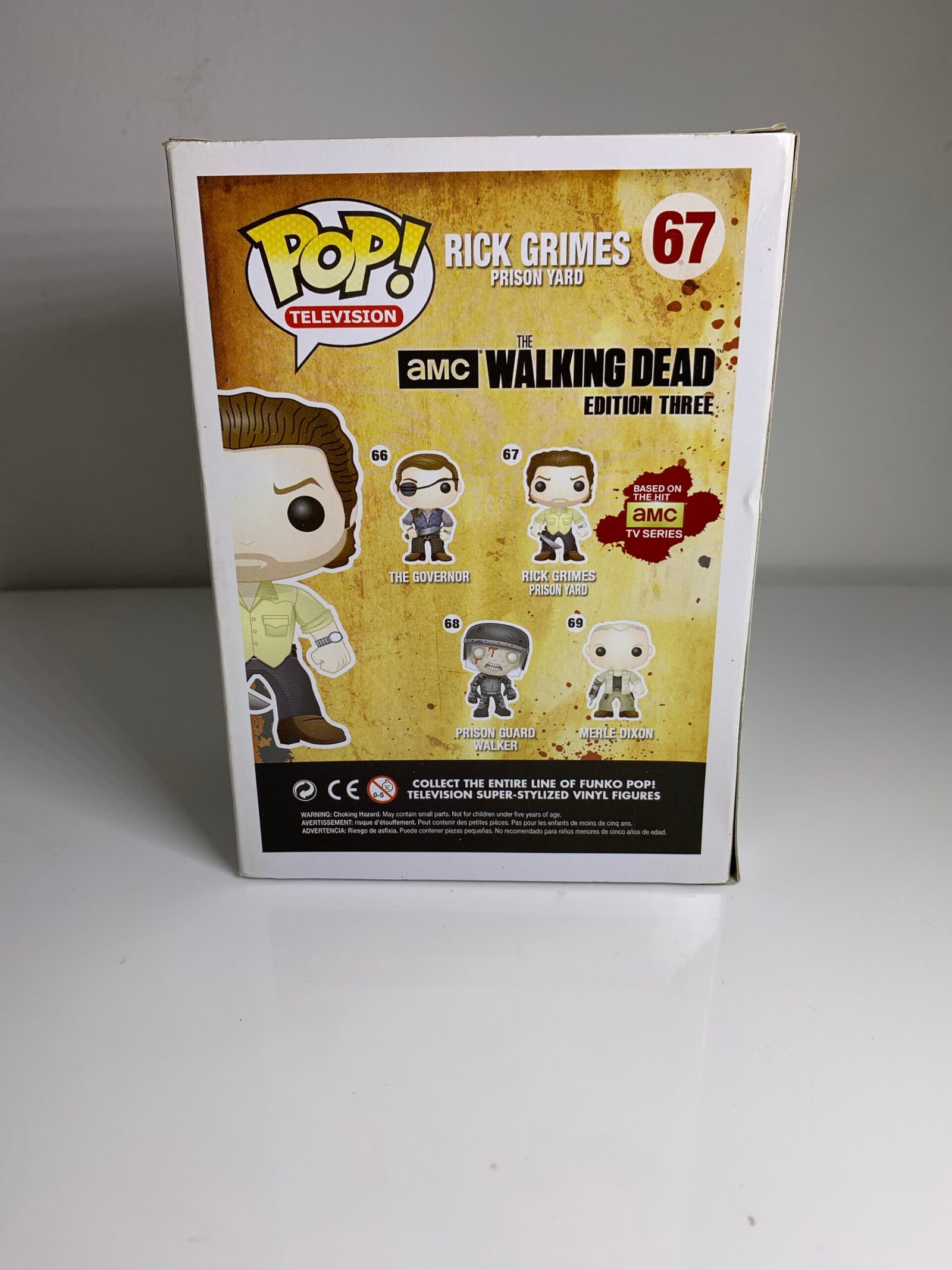 Funko Pop (Television) Rick Grimes #67 The Walking Dead Vinyl Figure AMC - Imagem 2