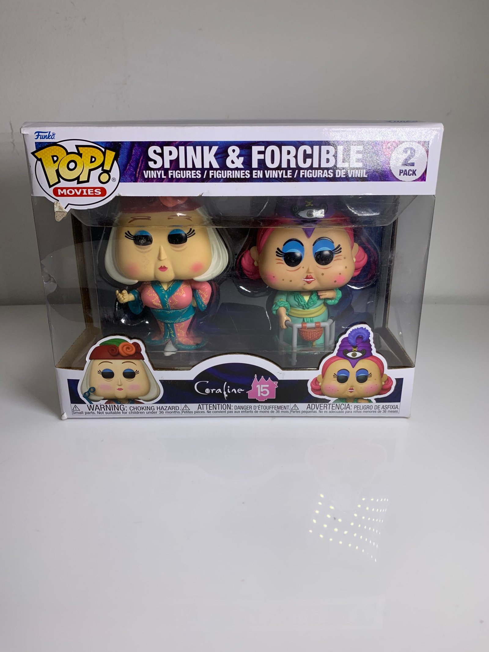 Funko Pop! Movies Coraline 15th Anniversary: Spink & Forcible 2-Pack