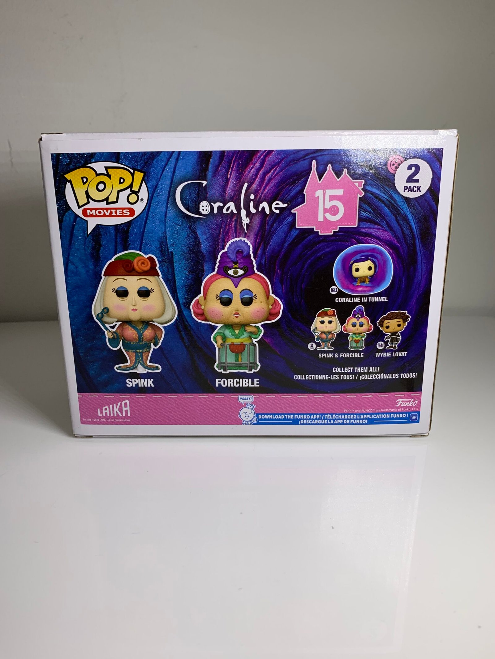 Funko Pop! Movies Coraline 15th Anniversary: Spink & Forcible 2-Pack - Imagem 2