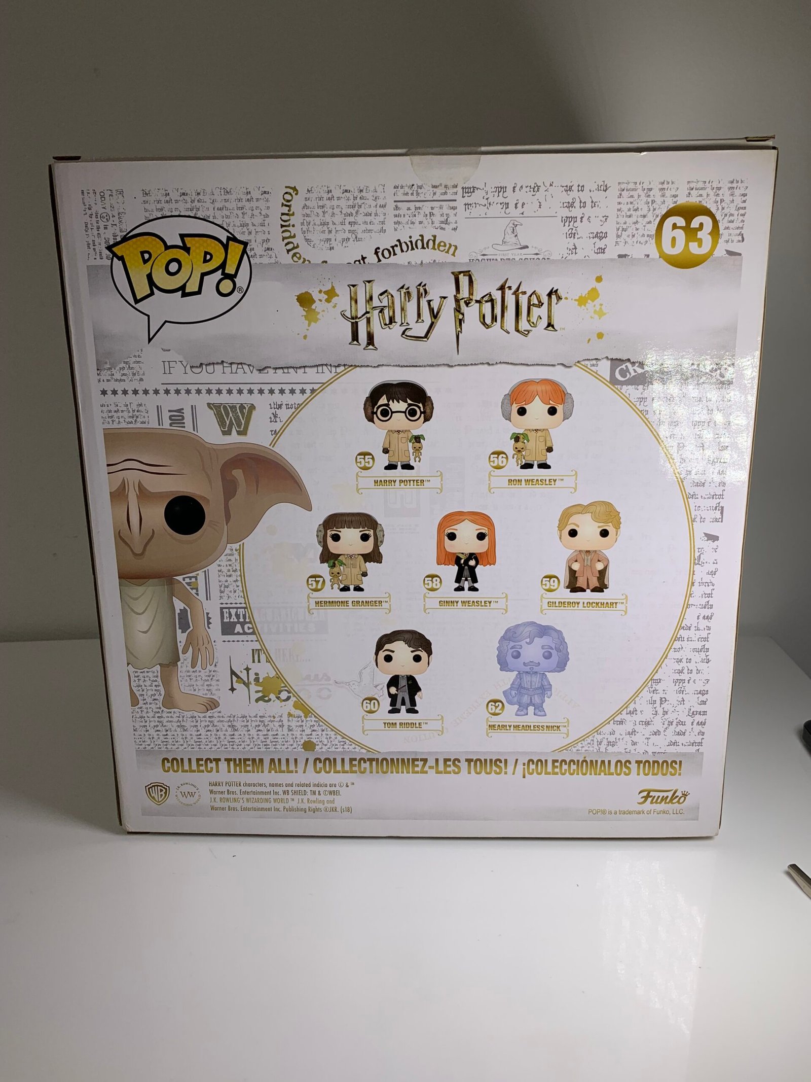 Funko Pop #63 Harry Potter Exclusive Super Size 10 Dobby (Novo) - Imagem 2