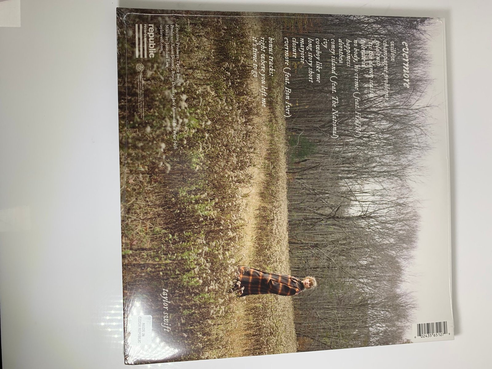 Transparent Green Taylor Swift Evermore Vinyl 2xLP NEW SEALED RARE OOP - Imagem 2