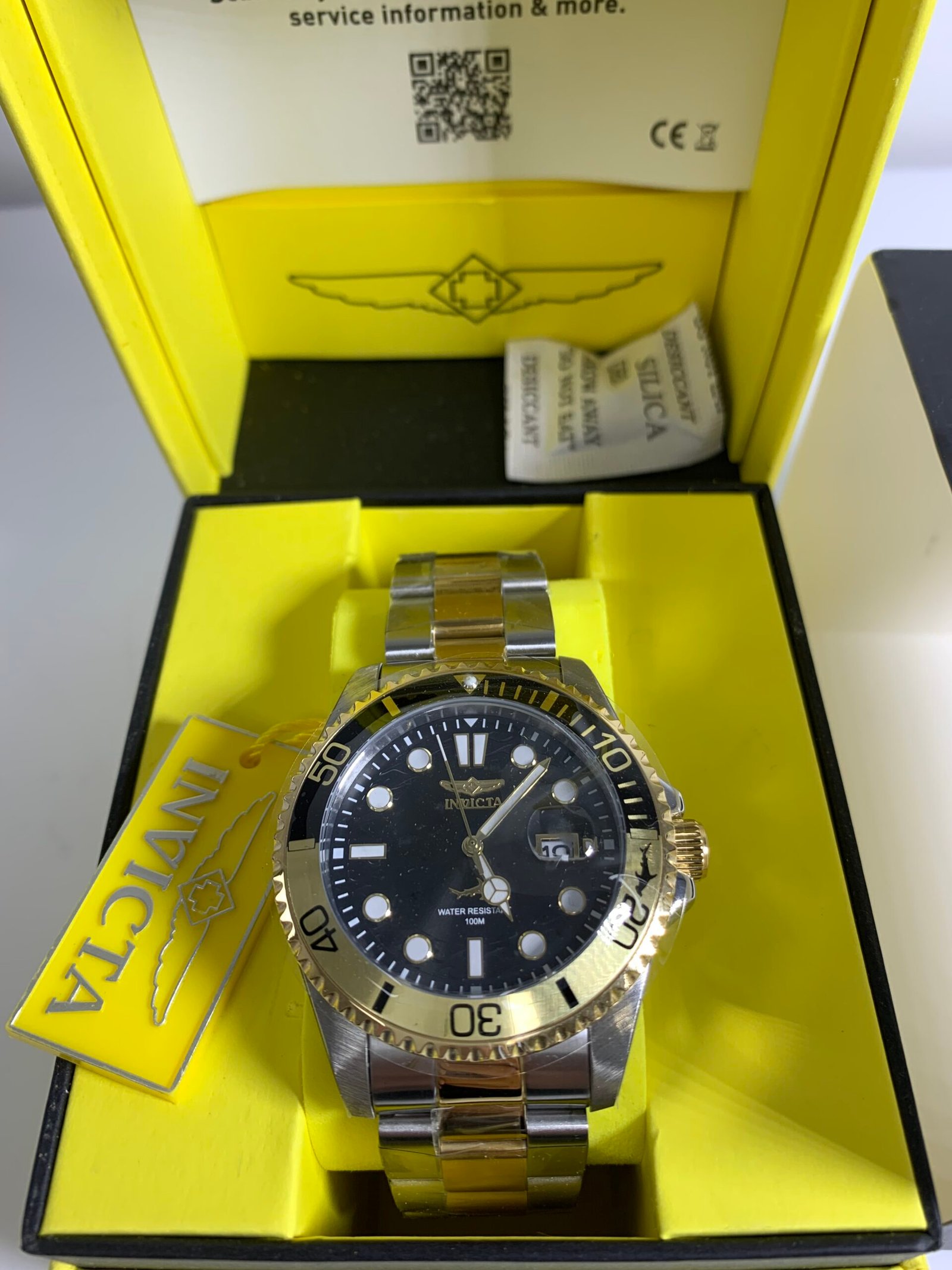 Invicta Pro Diver Currentwave Men's Watch - 43mm. Steel, Gold (30944)