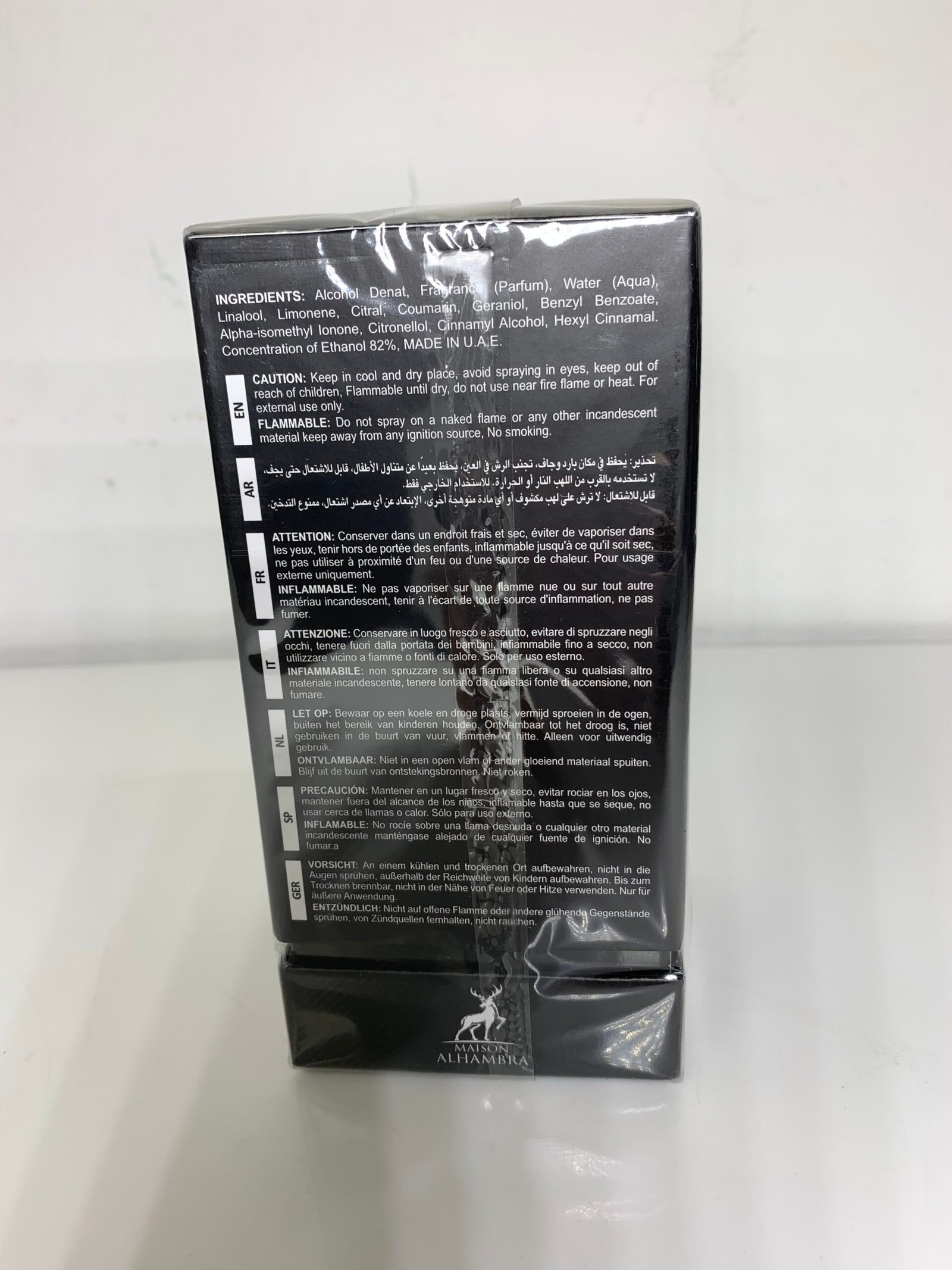 Fusion Intense EDP Perfume By Maison Alhambra 80 ML-Niche Old Fabulo Intense-The Oud Store (18830) - Produto Novo (Lacrado) - Imagem 2